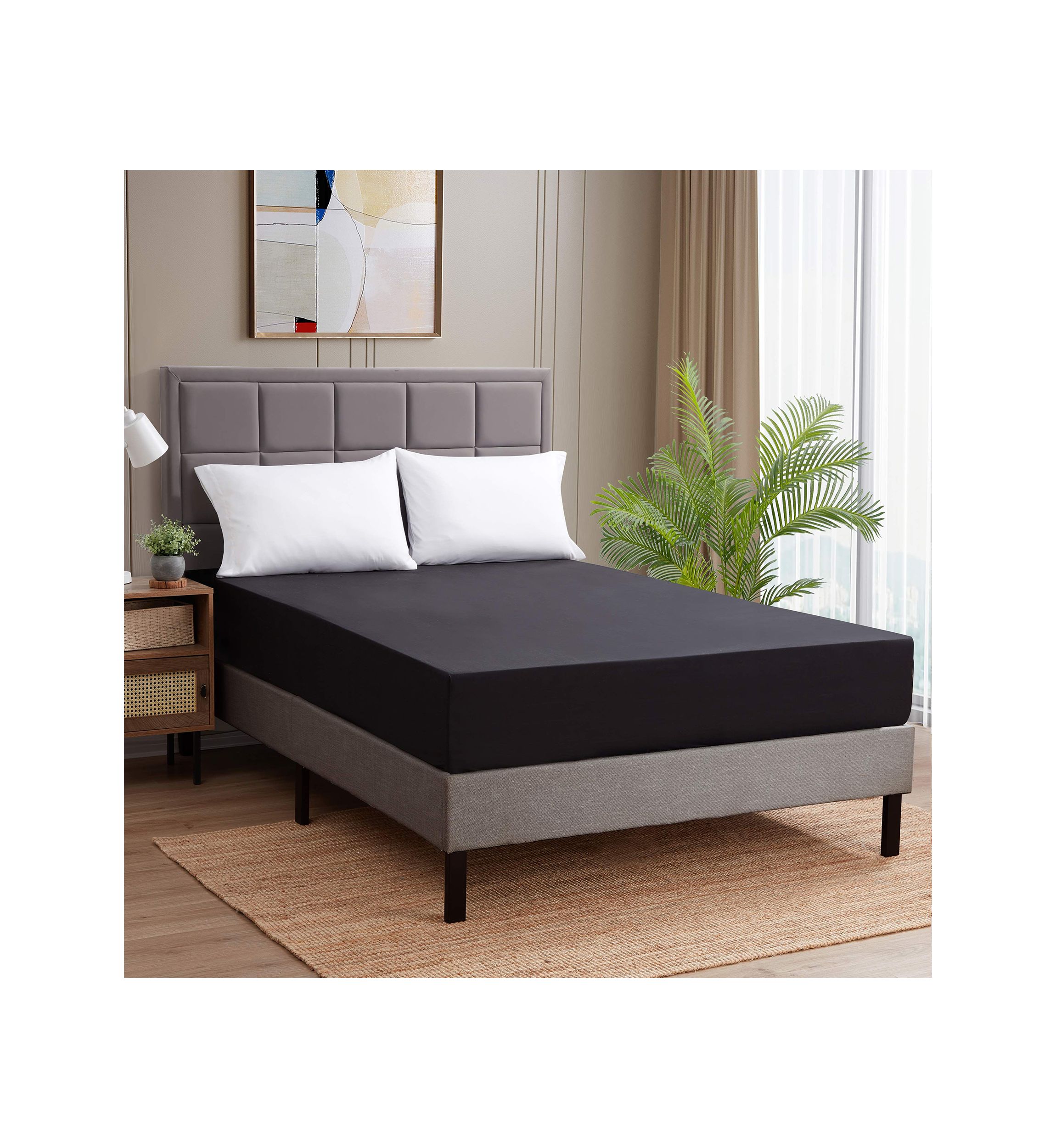 Microfiber Fitted Sheet 16" Deep