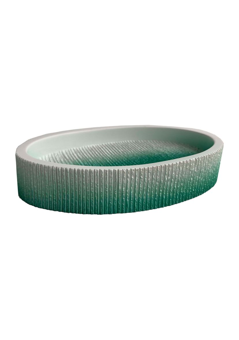Urbana Green Bath Accessory Collection Bathroom Soap Dish