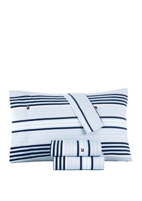 Tommy Hilfiger Ocean Stripe Novelty Sheet Set Belk