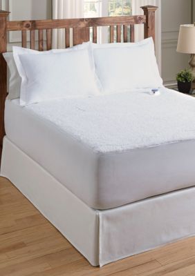 serta sherpa plush heated mattress pa