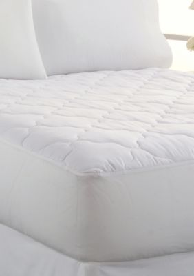 Columbia Waterproof Down-Alternative Mattress Pad, White, Full