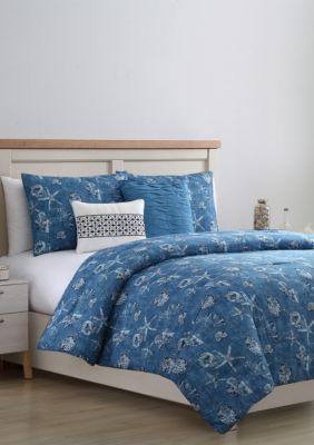 Vcny Home Costal Denim Comforter Set Belk