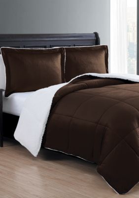 Vcny Home Micro Mink Sherpa Comforter Set Belk