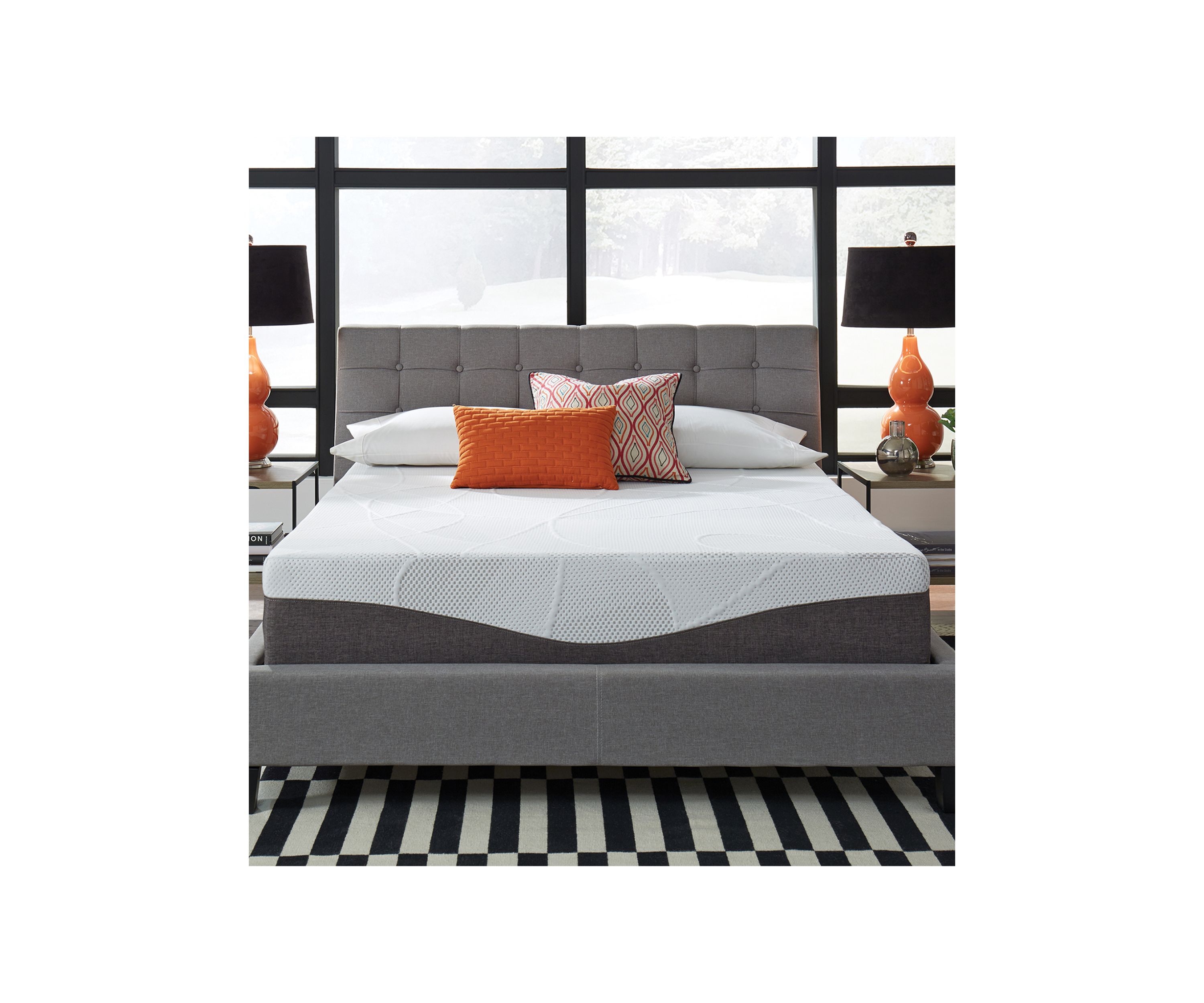 Slumber Solutions Renew 14 Inch Customize Your Comfort Gel Memory Foam Mattress