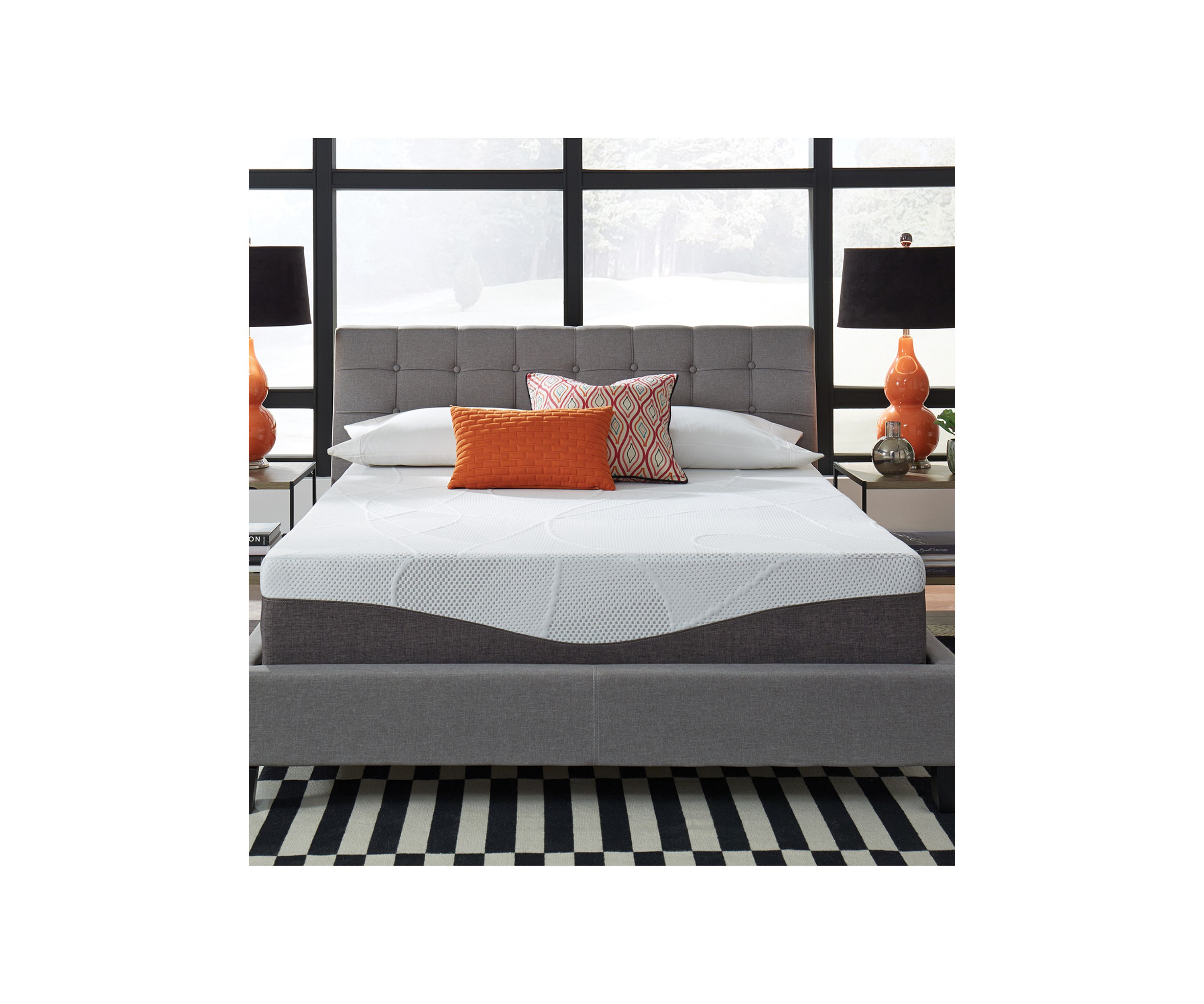 Slumber Solutions Renew 14 Inch Customize Your Comfort Gel Memory Foam Mattress