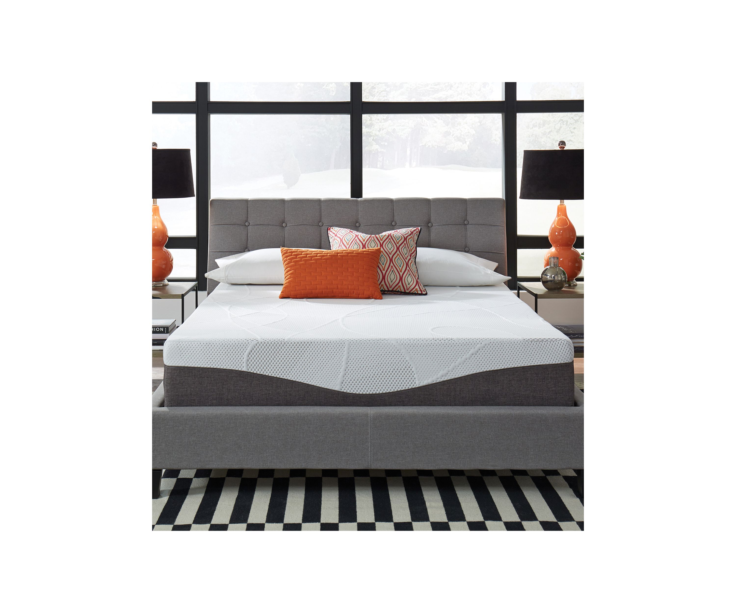 Slumber Solutions Renew 14 Inch Customize Your Comfort Gel Memory Foam Mattress