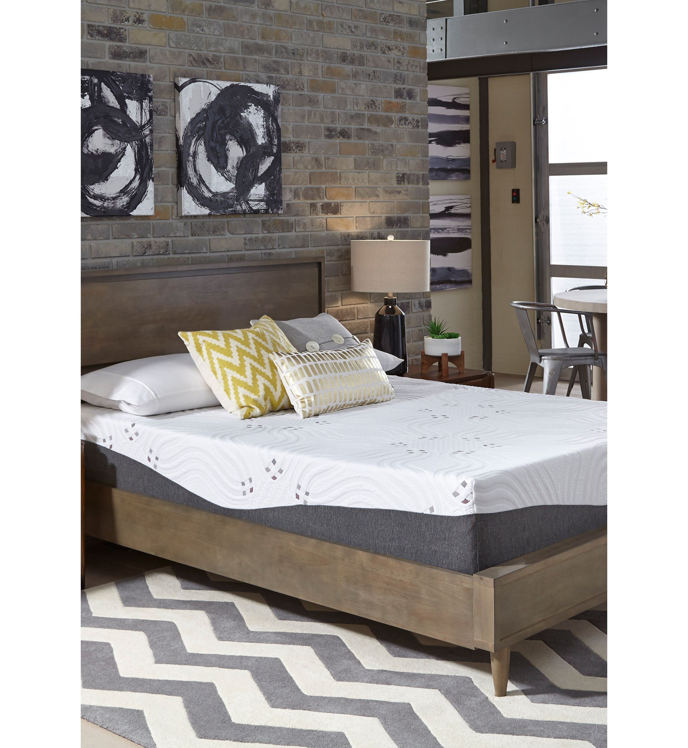 10 Inch Choose Your Comfort Medium Gel Memory Foam Mattress 