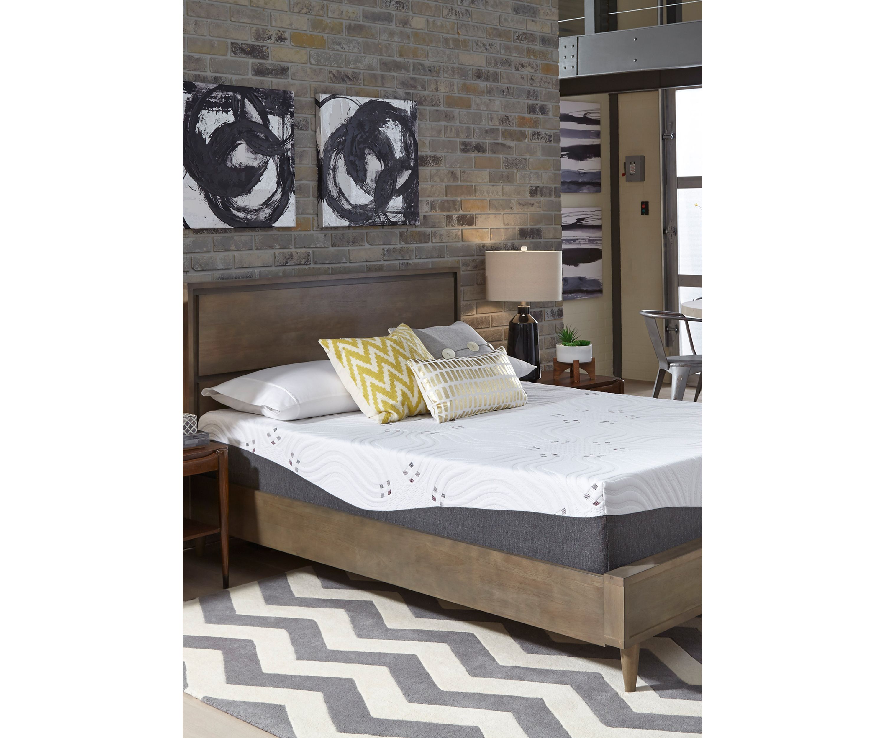 12 Inch Choose Your Comfort Medium Gel Memory Foam Mattress 