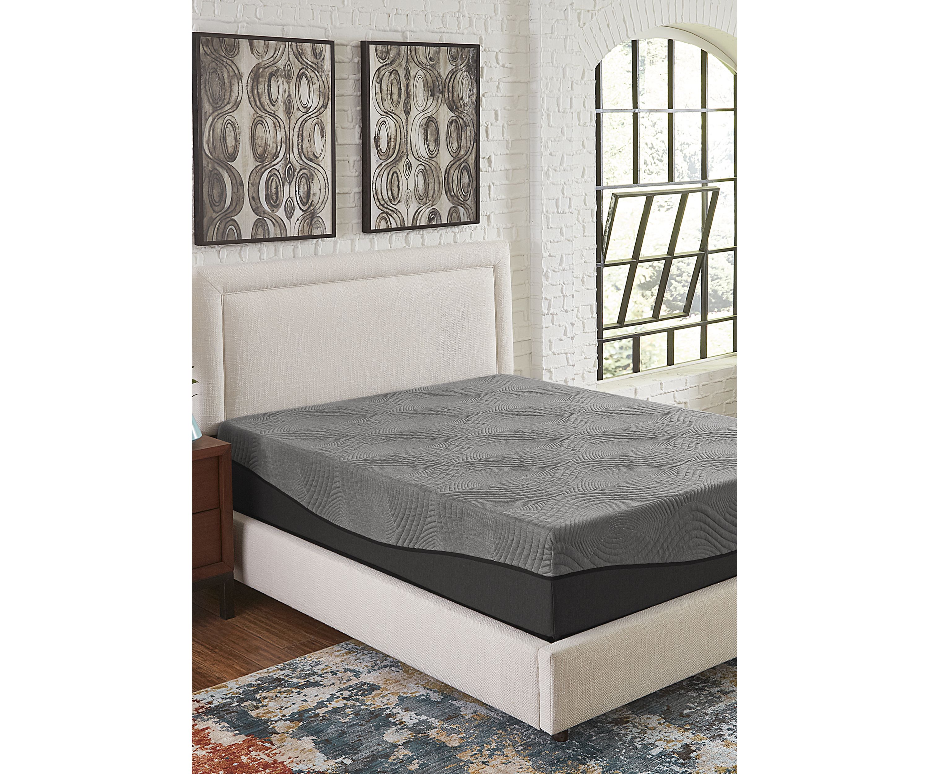 Active 10 Inch Ebonite Memory Foam Mattress