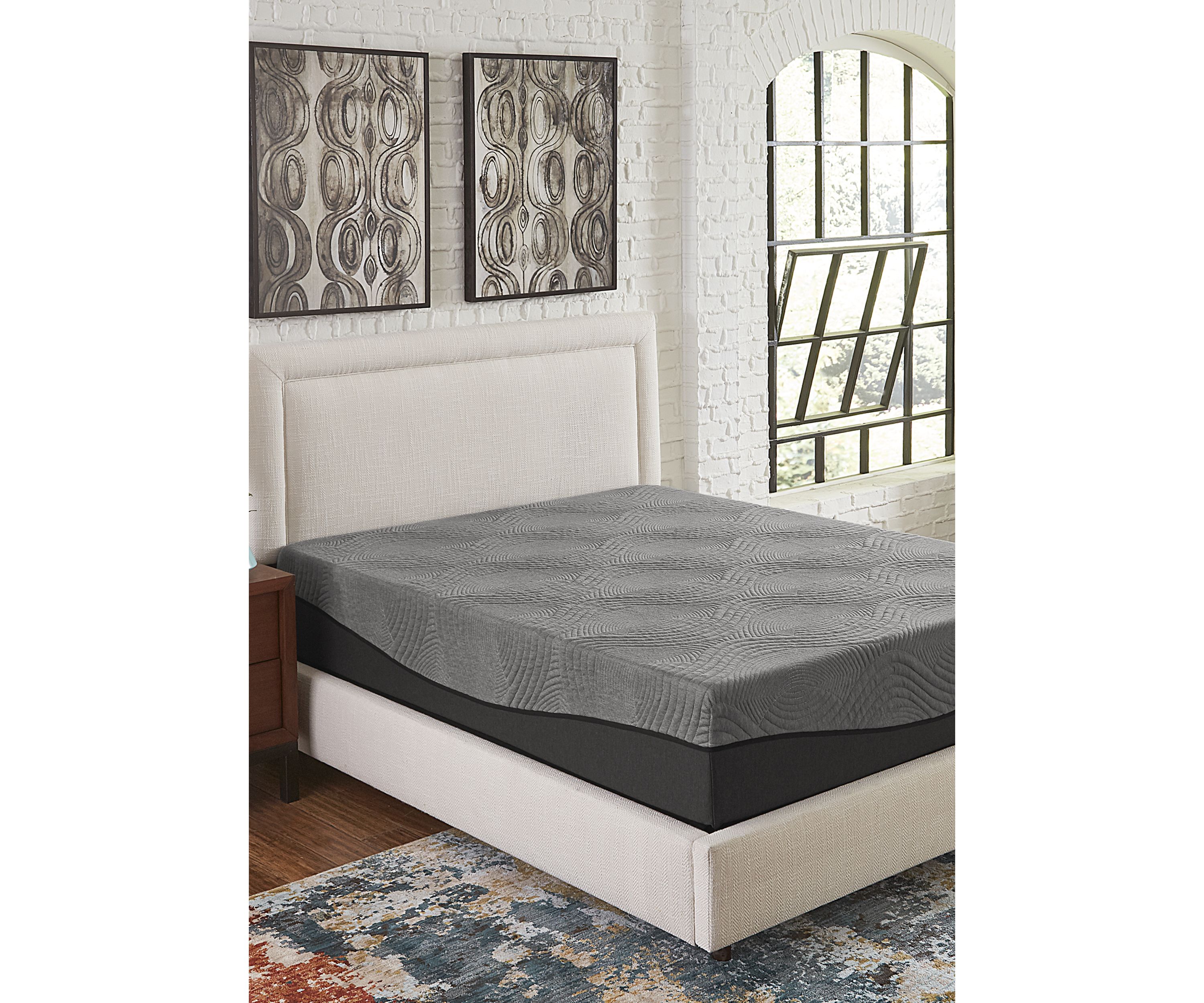 Active 12 Inch Ebonite Memory Foam Mattress