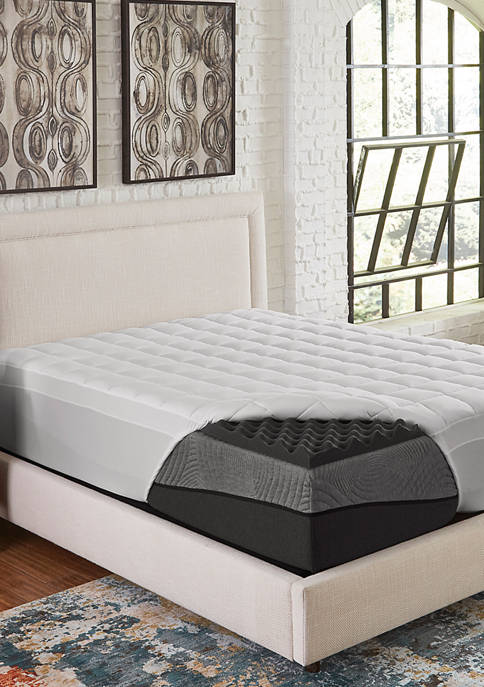 Comfort Essentials 4 Inch Ebonite Memory Foam and