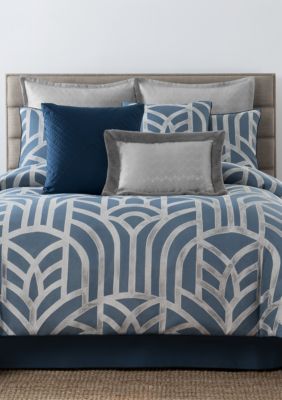 Laundry By Shelli Segal Mayfair Geometric Jacquard Comforter Set