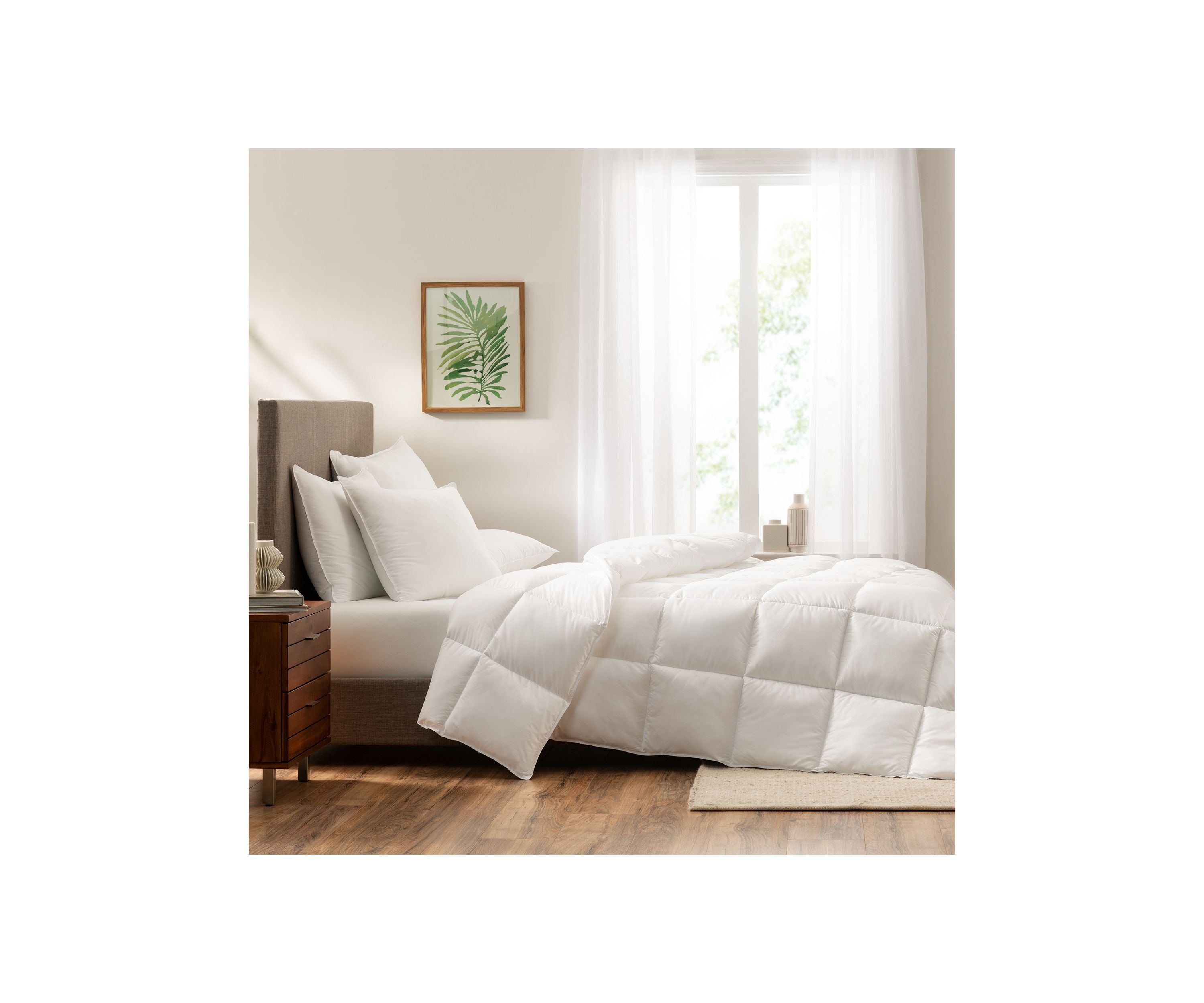 Down Illusion Antimicrobial Down Alternative Lightweight Comforter
