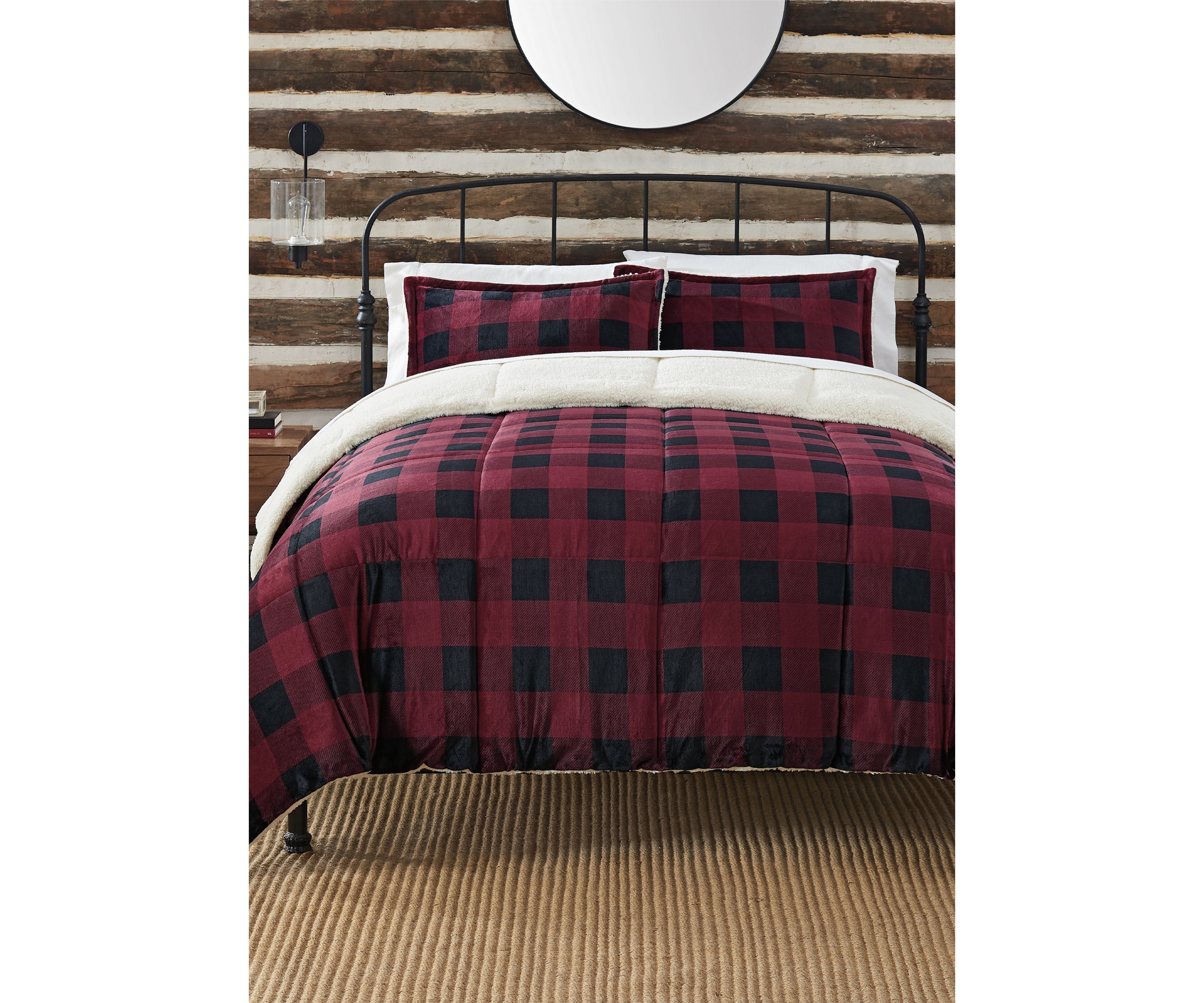 Buffalo Plaid 3 Piece Comforter Set