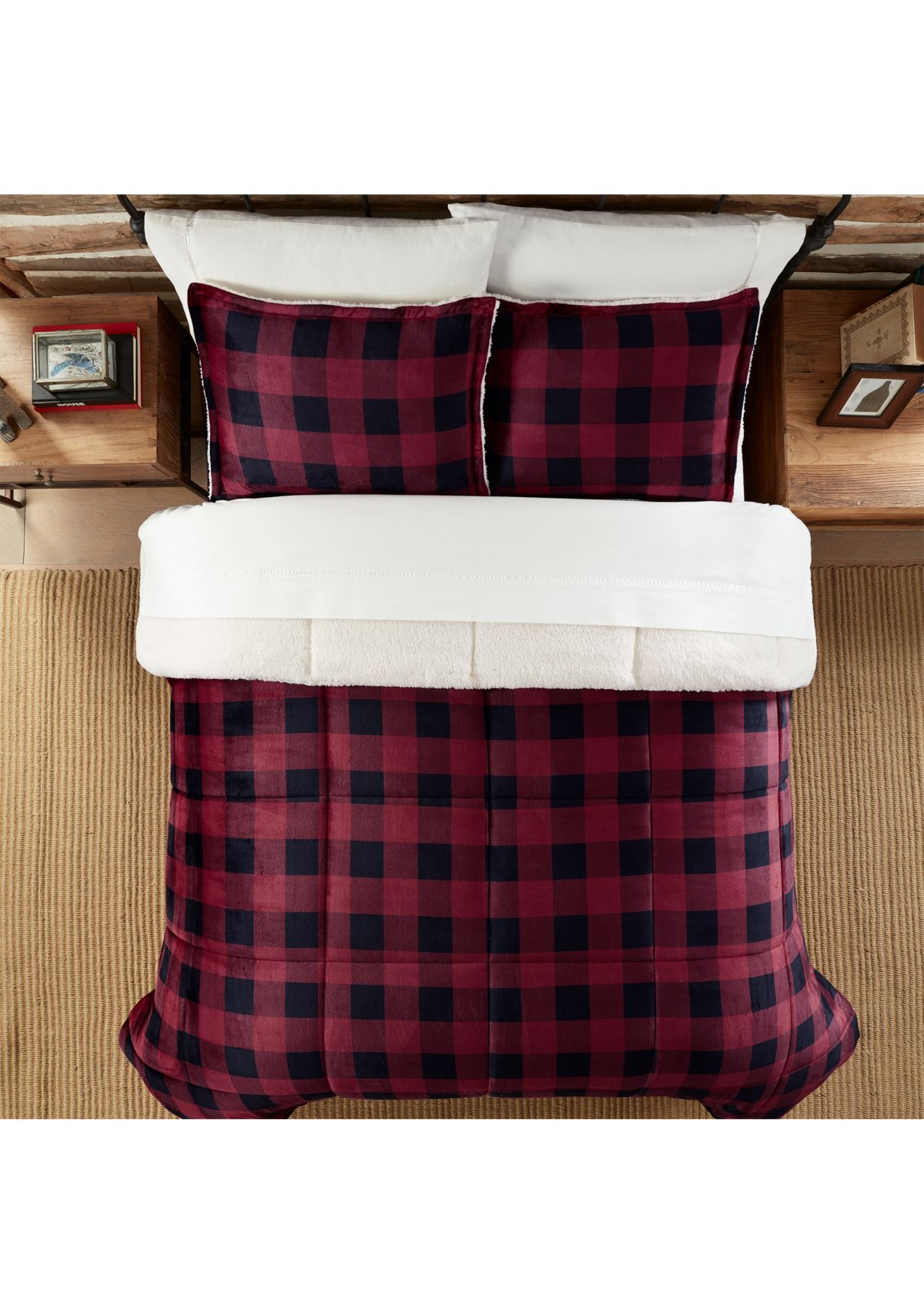 Buffalo Plaid 3 Piece Comforter Set