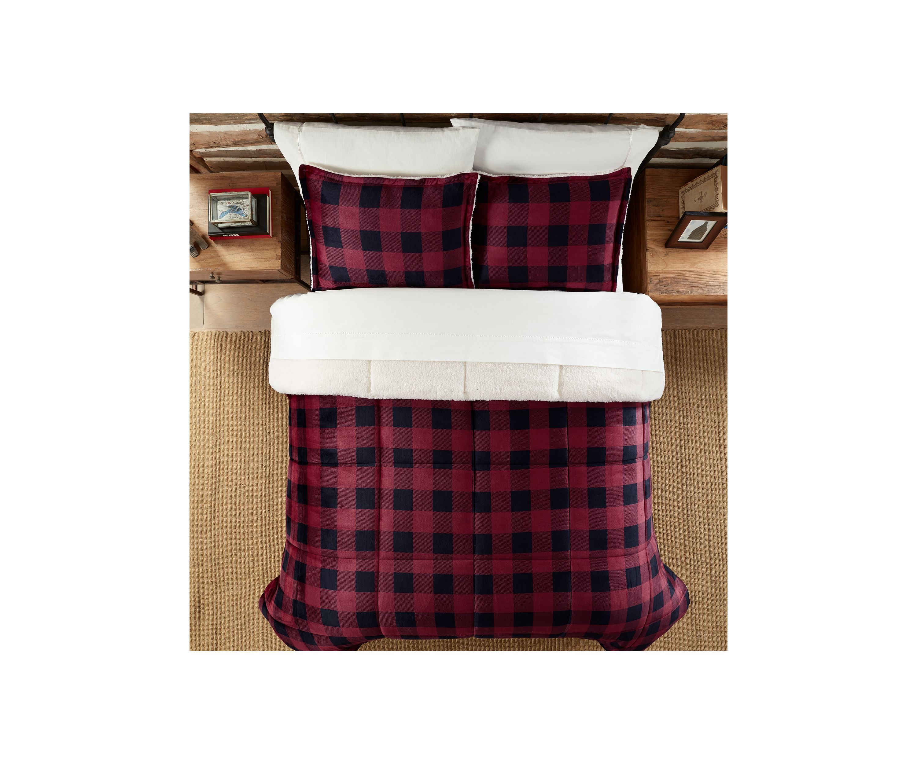 Buffalo Plaid 3 Piece Comforter Set