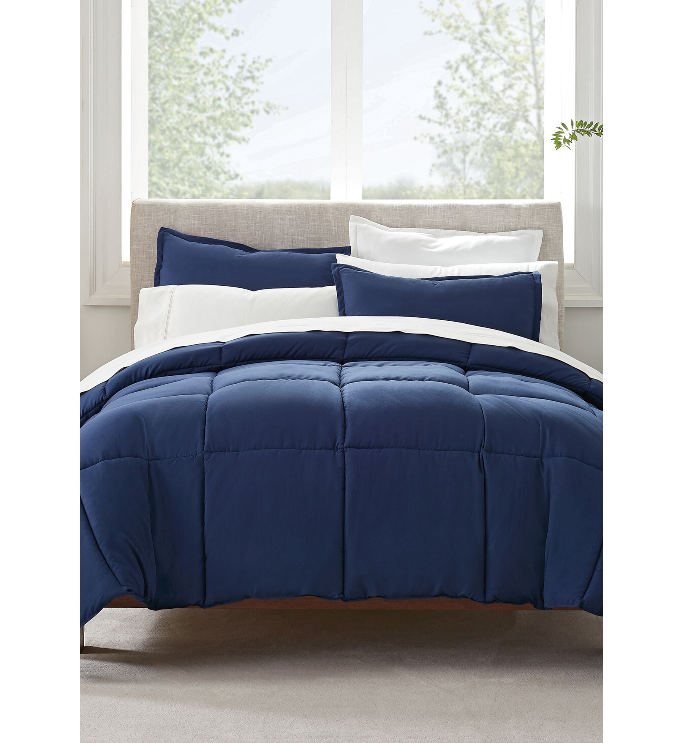 Antimicrobial 3 Piece Comforter Set