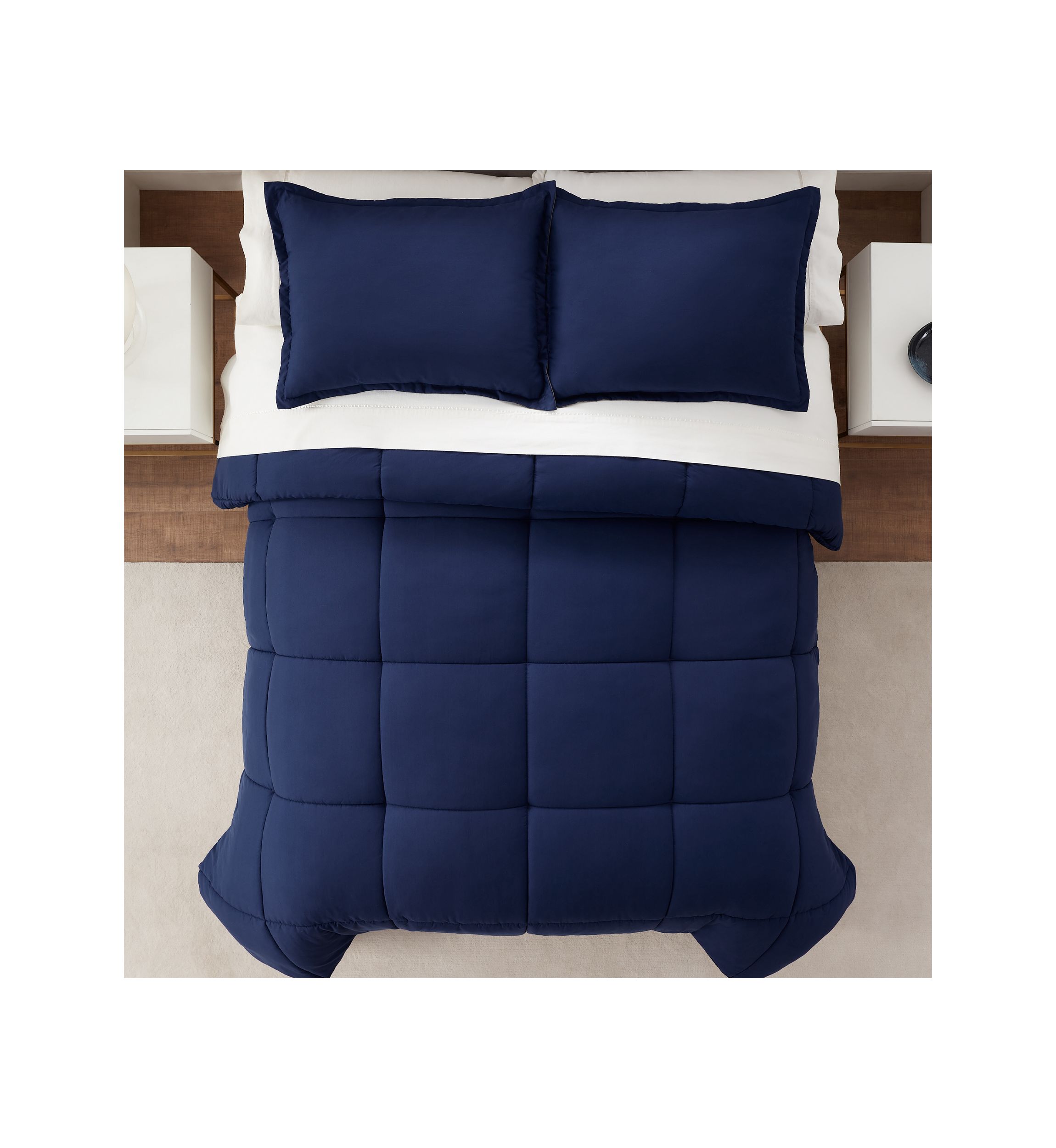 Antimicrobial 3 Piece Comforter Set