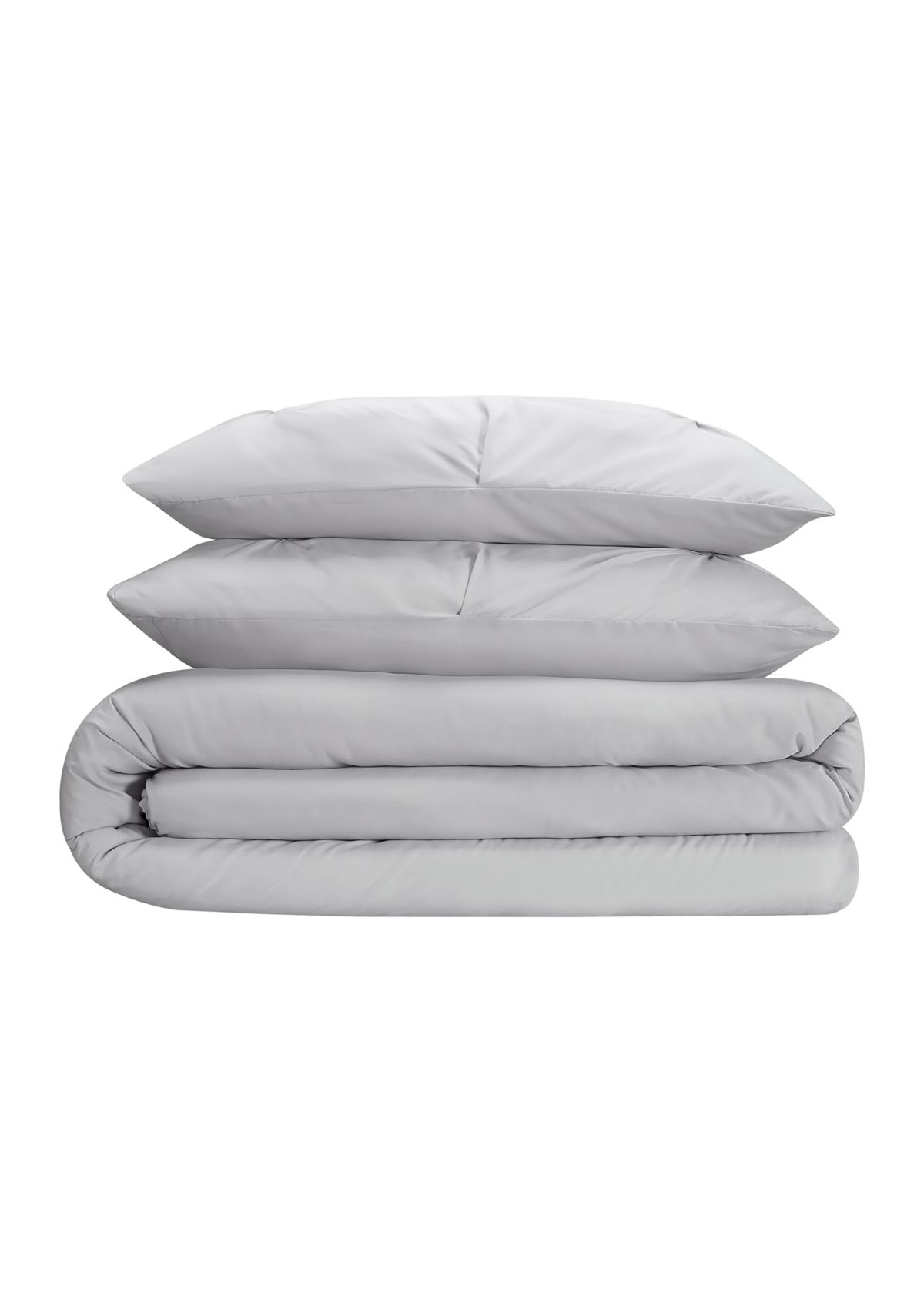 Antimicrobial Pleated 3 Piece Comforter Set