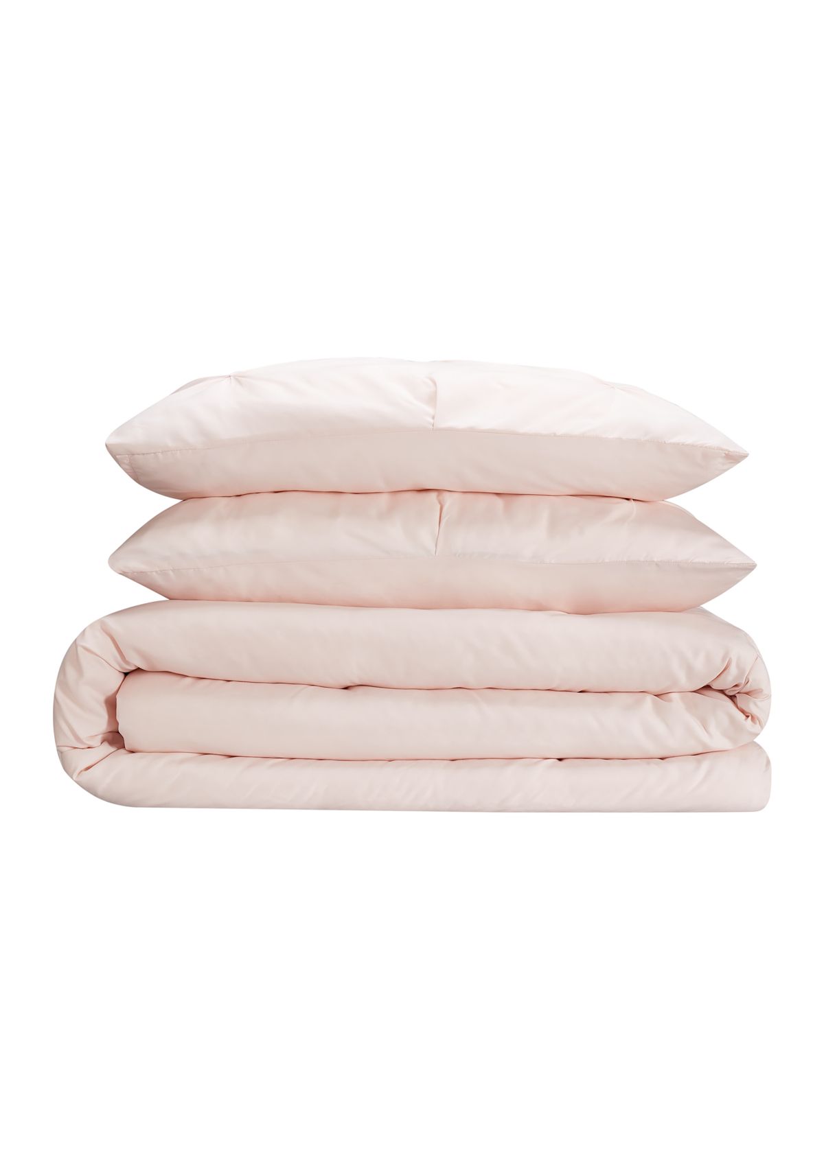 Antimicrobial Pleated 3 Piece Duvet Set