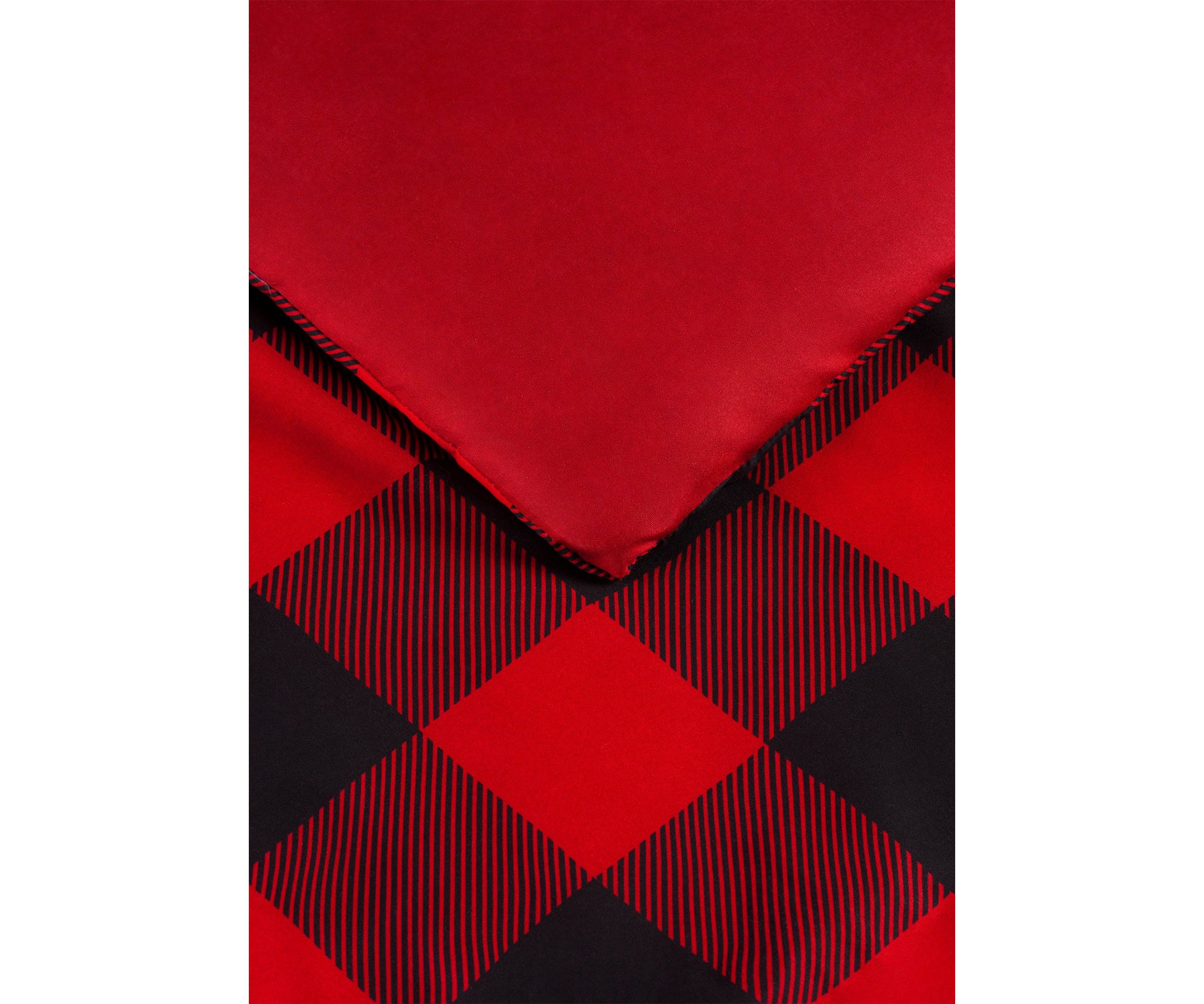 Simply Clean Alex Buffalo Check Plaid Antimicrobial Comforter Set