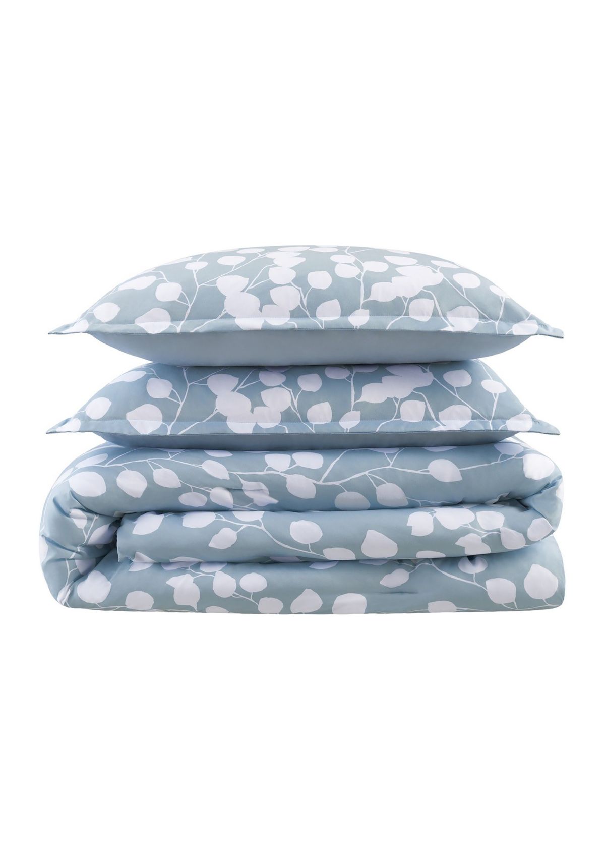 Simply Clean Ellen Botanical Leaf Antimicrobial Complete Bedding Set with Sheets