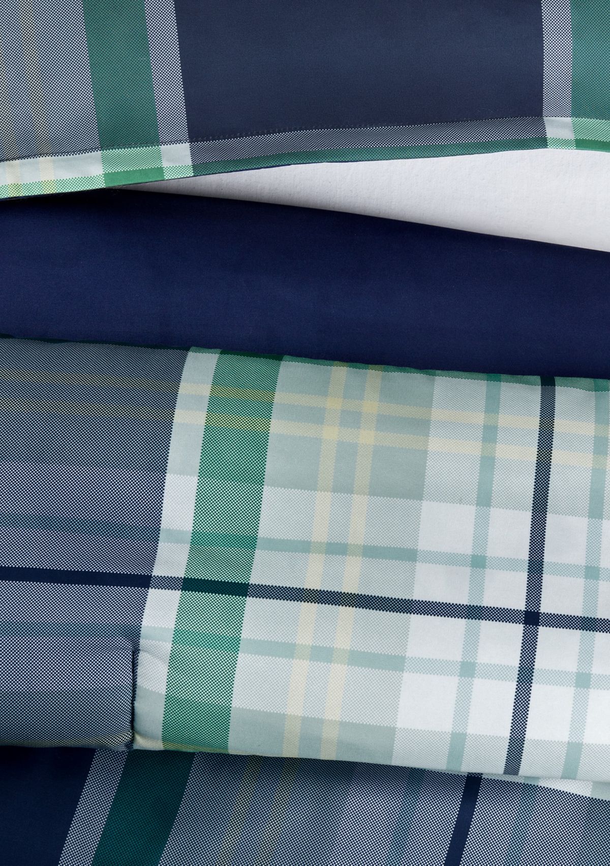 Simply Clean Scott Plaid Antimicrobial Comforter Set