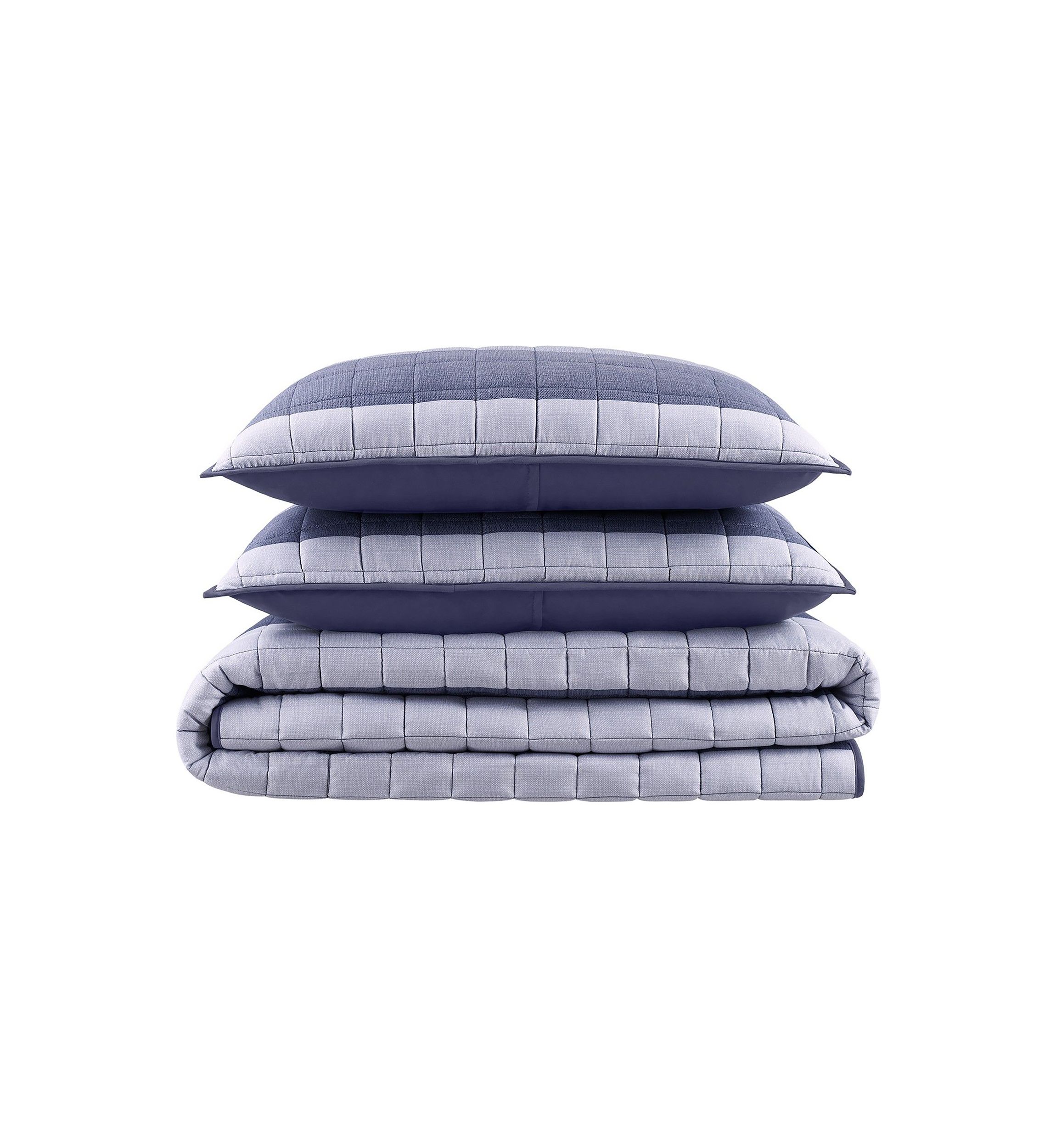 Simply Comfort Billy Textured Stripe Quilt Set