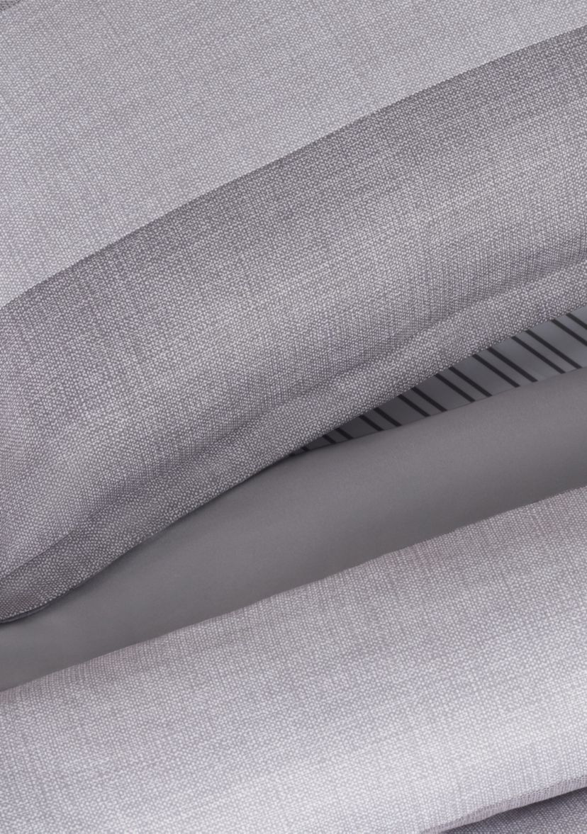 Simply Clean Billy Textured Stripe Antimicrobial Complete Bedding Set with Sheets
