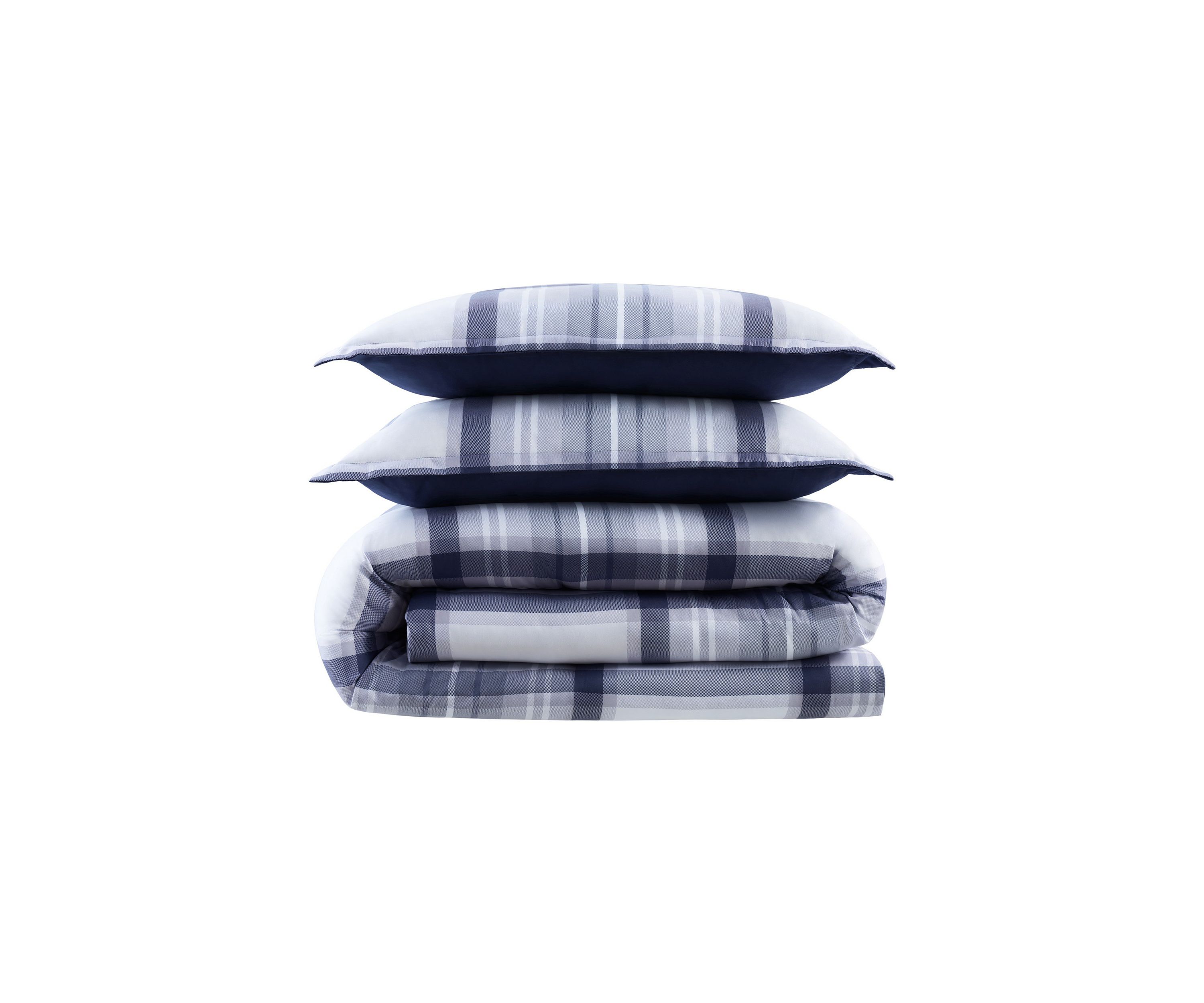 Simply Clean Jax Plaid Antimicrobial Complete Bedding Set with Sheets