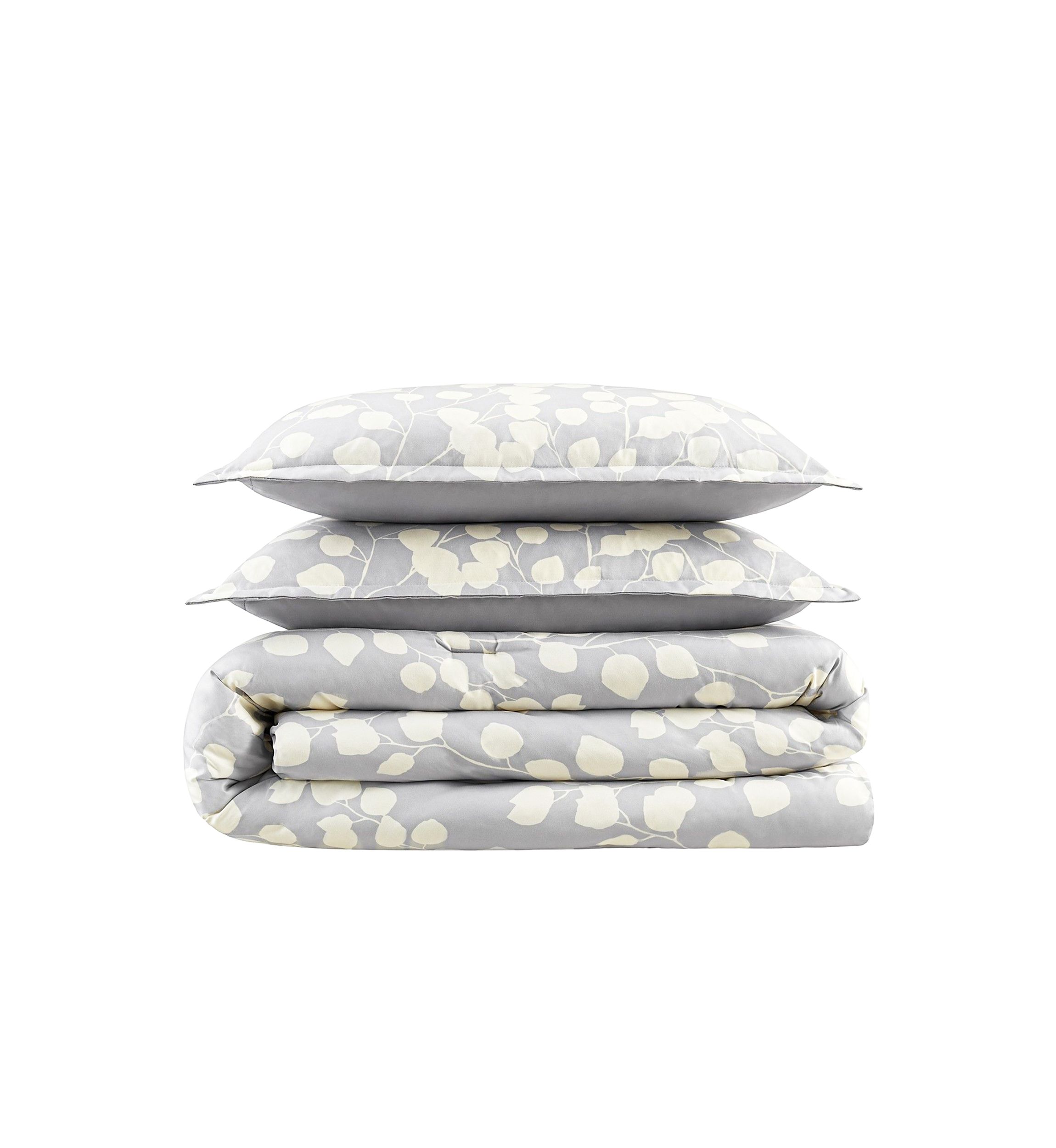 Simply Clean Ellen Botanical Leaf Antimicrobial Comforter Set