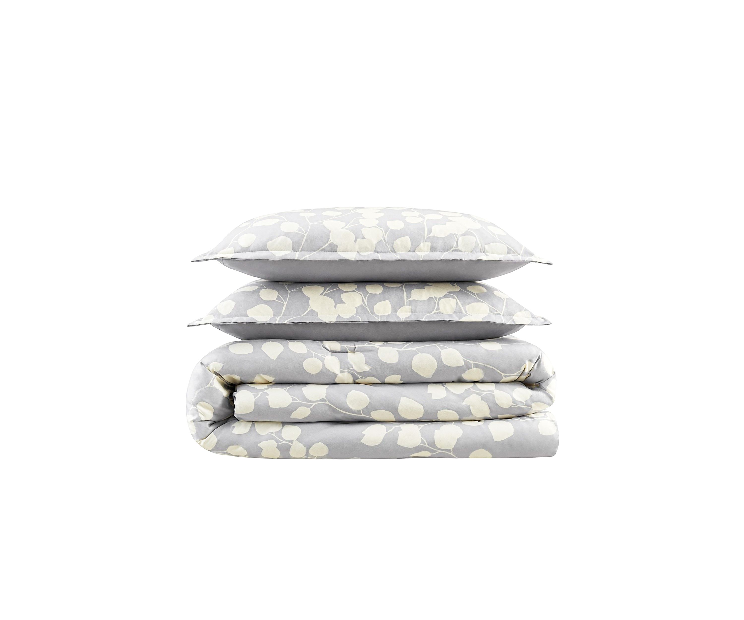 Simply Clean Ellen Botanical Leaf Antimicrobial Comforter Set