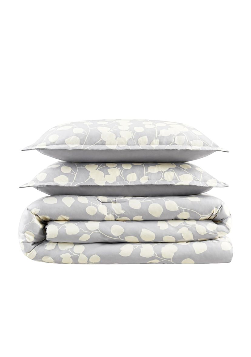 Simply Clean Ellen Botanical Leaf Antimicrobial Comforter Set