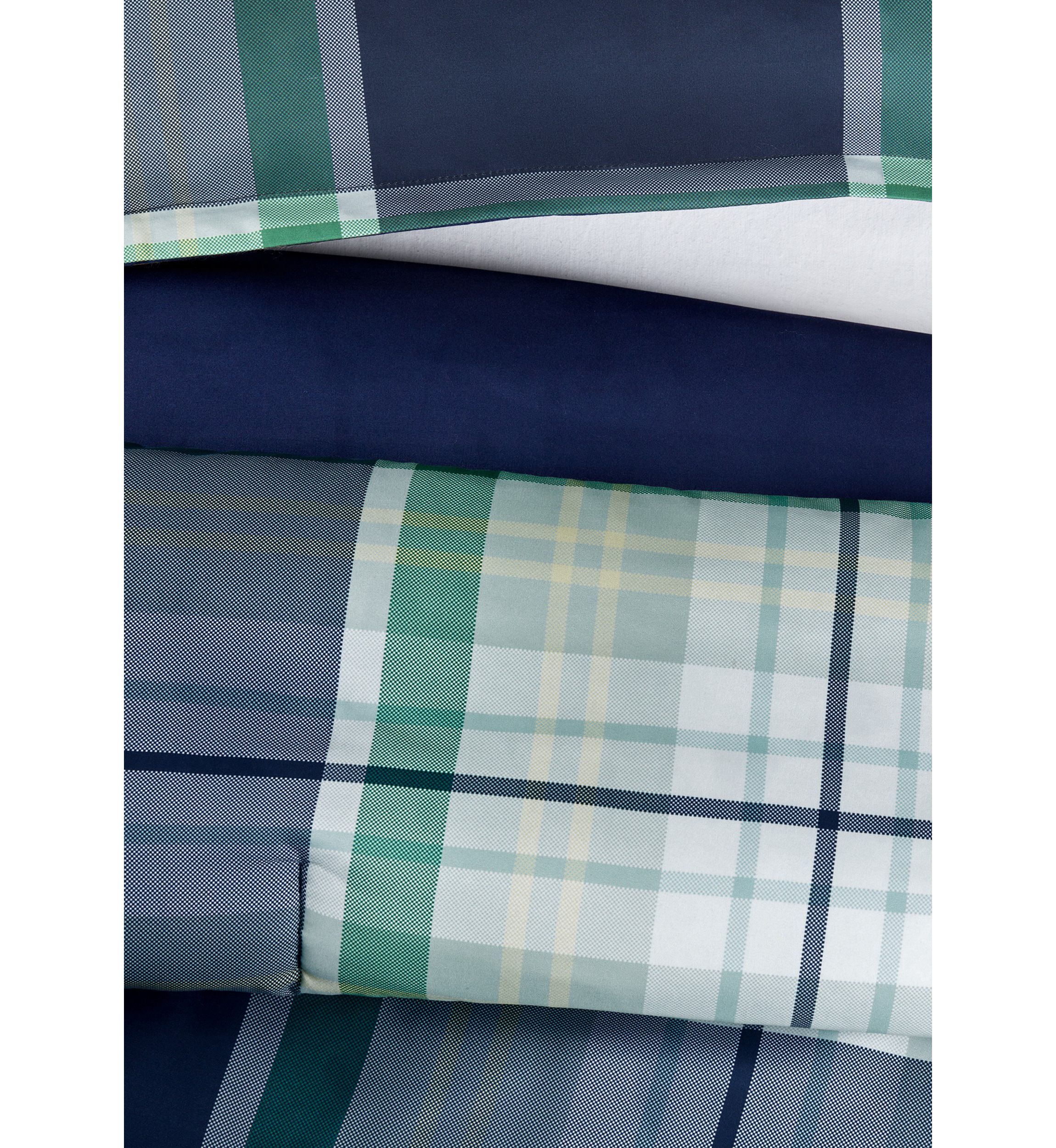 Simply Clean Scott Plaid Antimicrobial Complete Bedding Set with Sheets