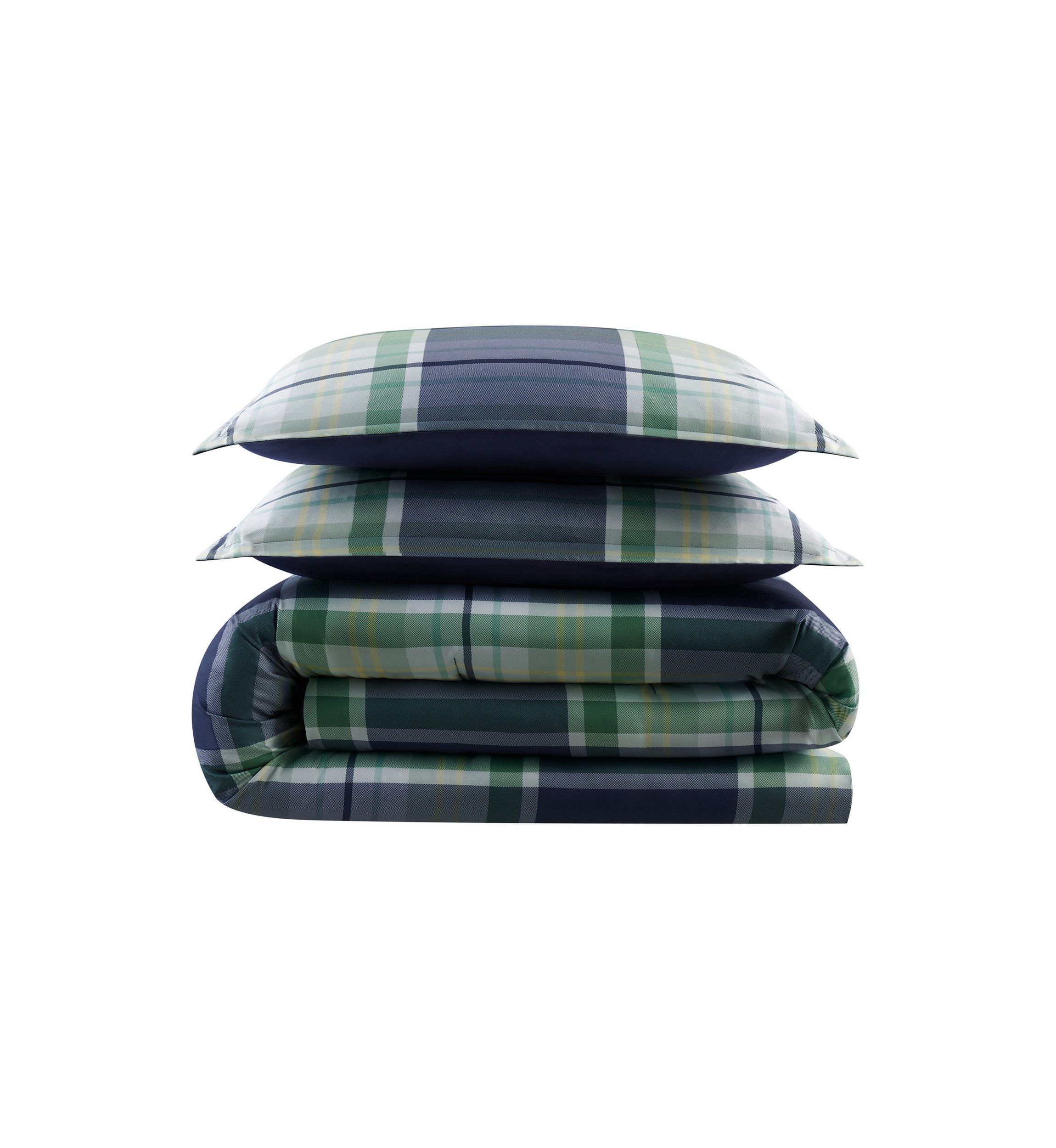 Simply Clean Scott Plaid Antimicrobial Complete Bedding Set with Sheets