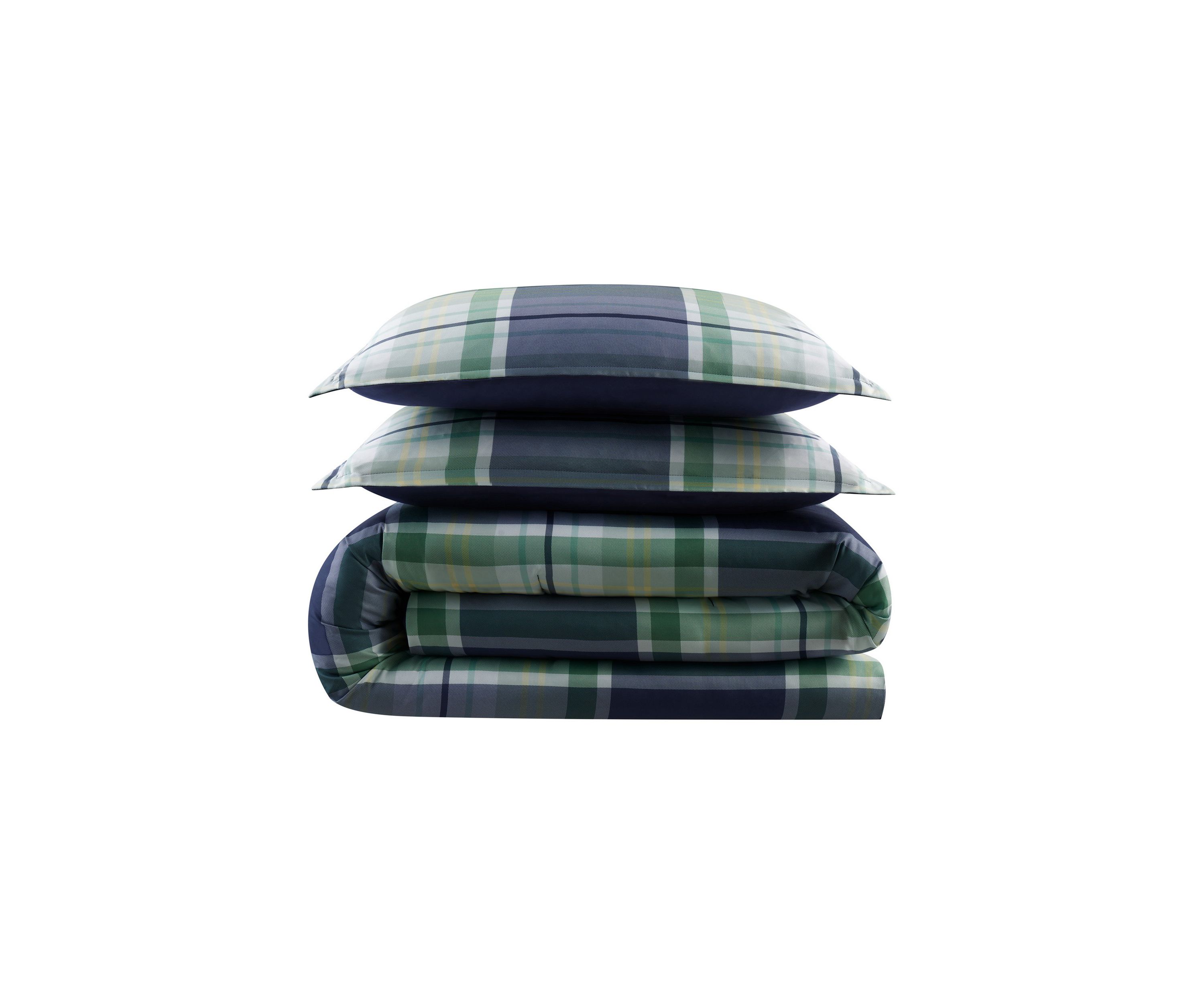 Simply Clean Scott Plaid Antimicrobial Complete Bedding Set with Sheets