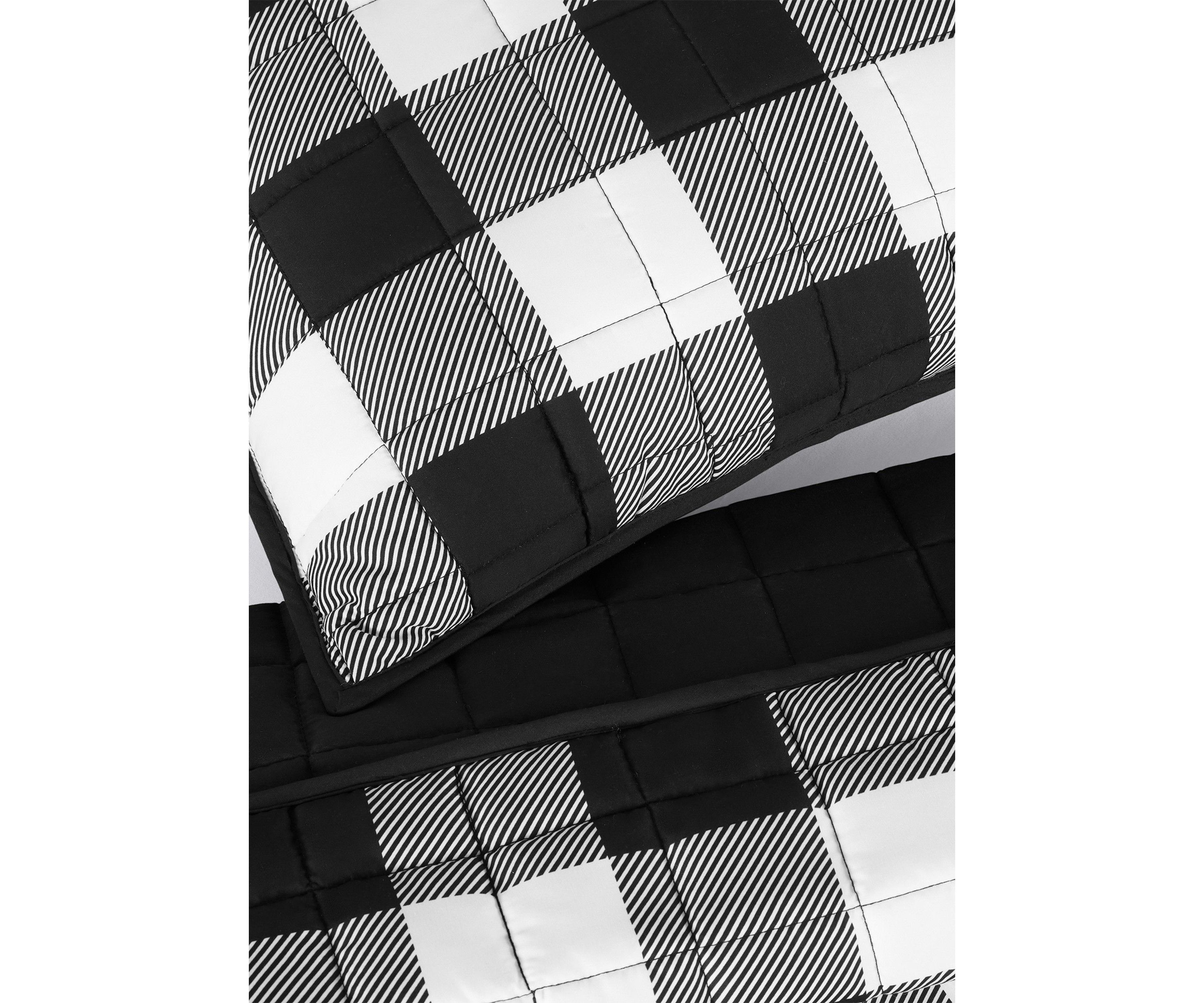 Simply Comfort Alex Buffalo Check Plaid Printed Quilt Set