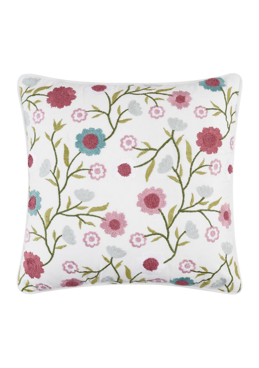 Escape to Eden Floral Pillow