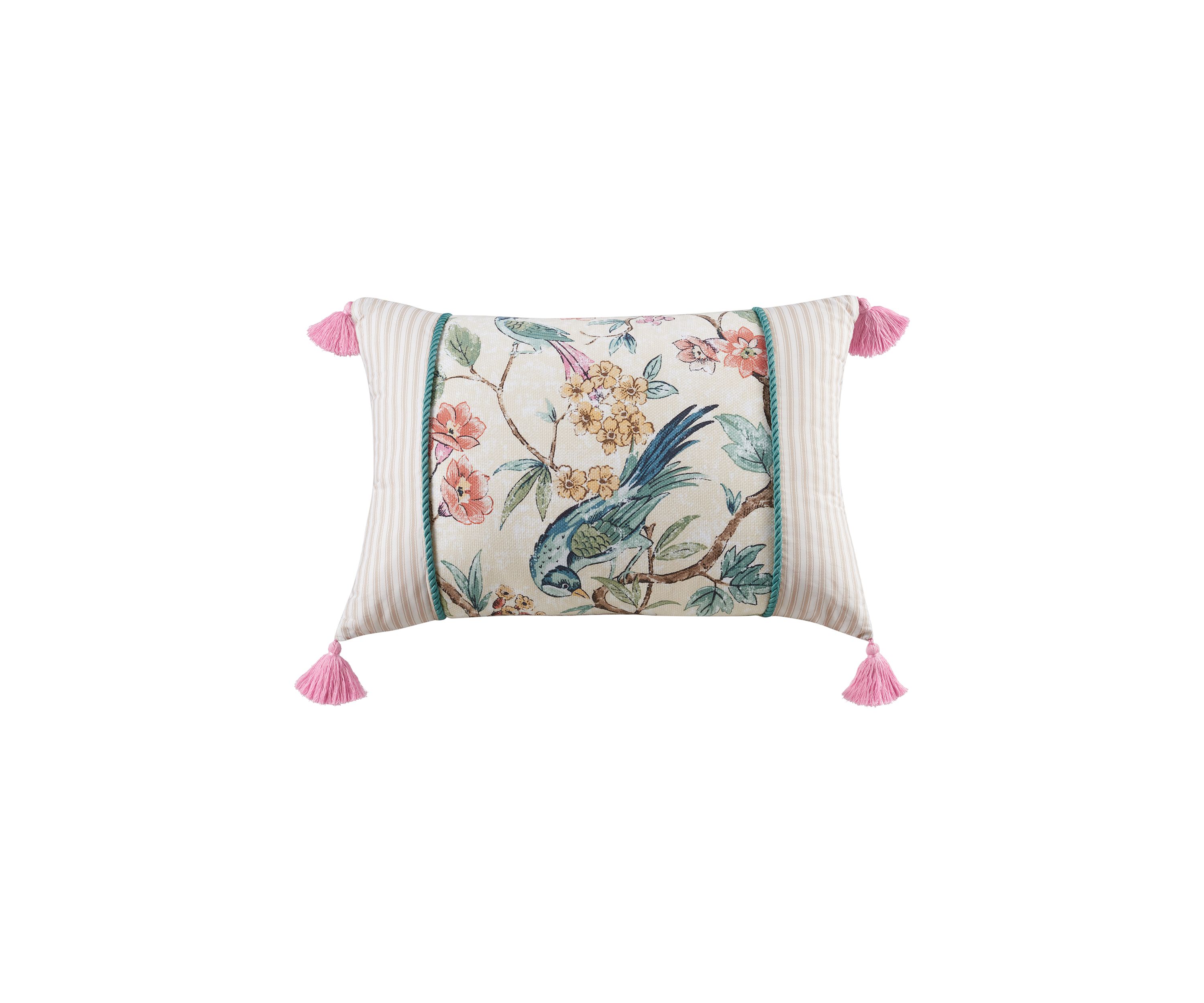 Aviary Garden Decorative Pillow