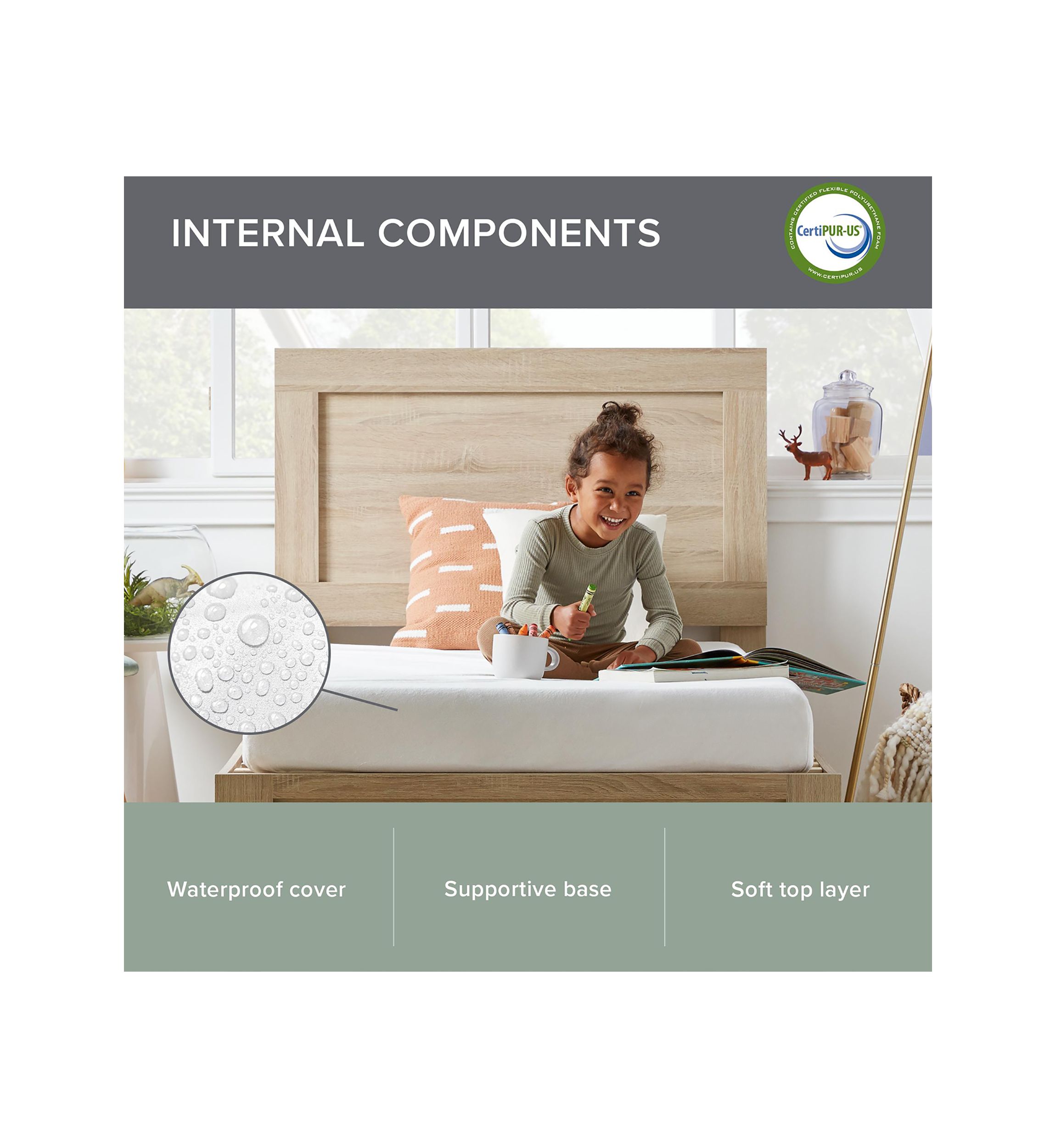 Bed Youth Gel Memory Foam Mattress