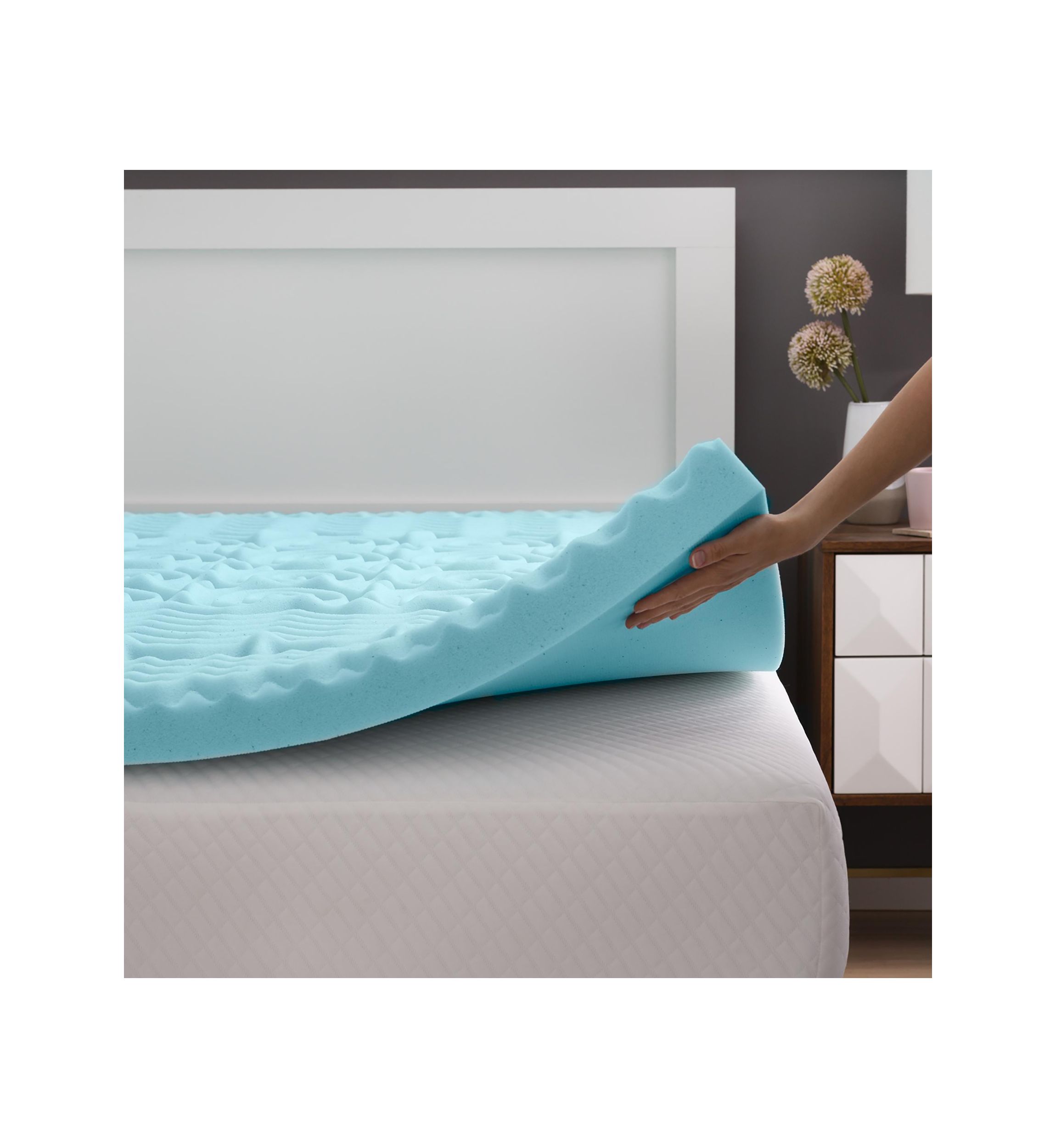   3" 5-Zone Gel Memory Foam Mattress Topper 