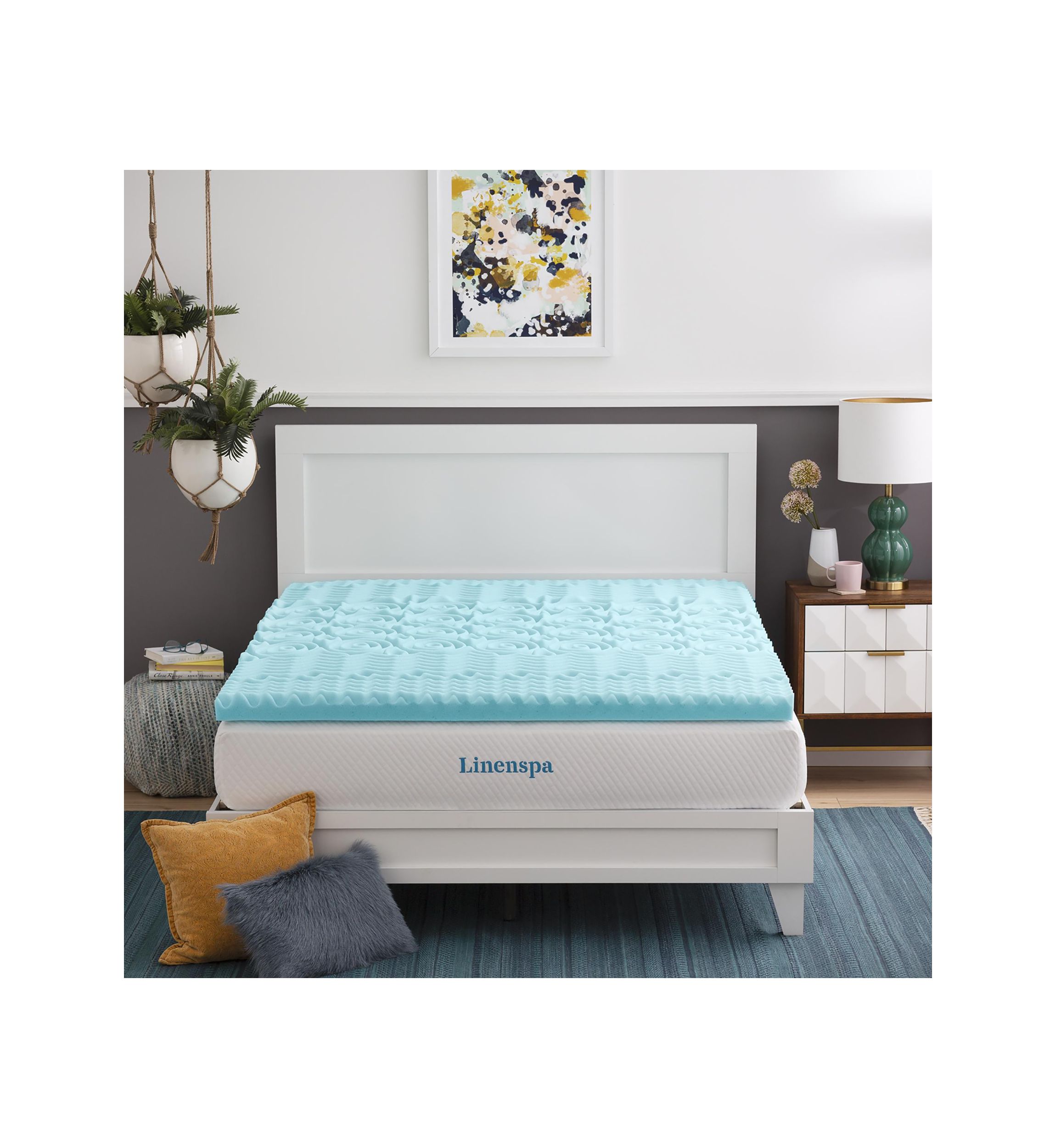   3" 5-Zone Gel Memory Foam Mattress Topper 