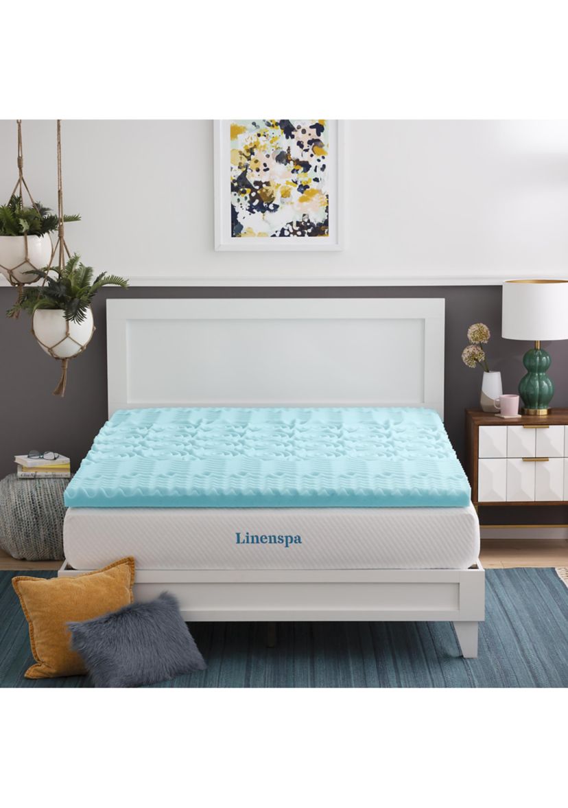   3" 5-Zone Gel Memory Foam Mattress Topper 