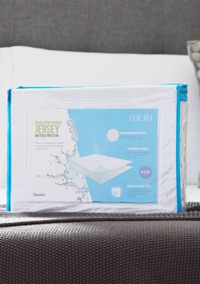 Waterpr LUCID Premium Rayon from Bamboo Jersey Mattress Protector Ultra Soft 
