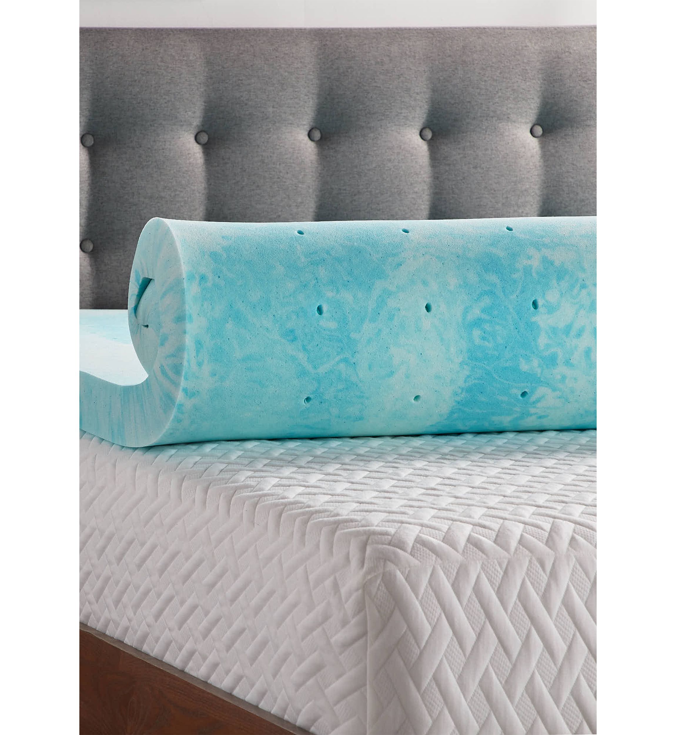 Dream Collection 3 Inch Gel Swirl Memory Foam Topper