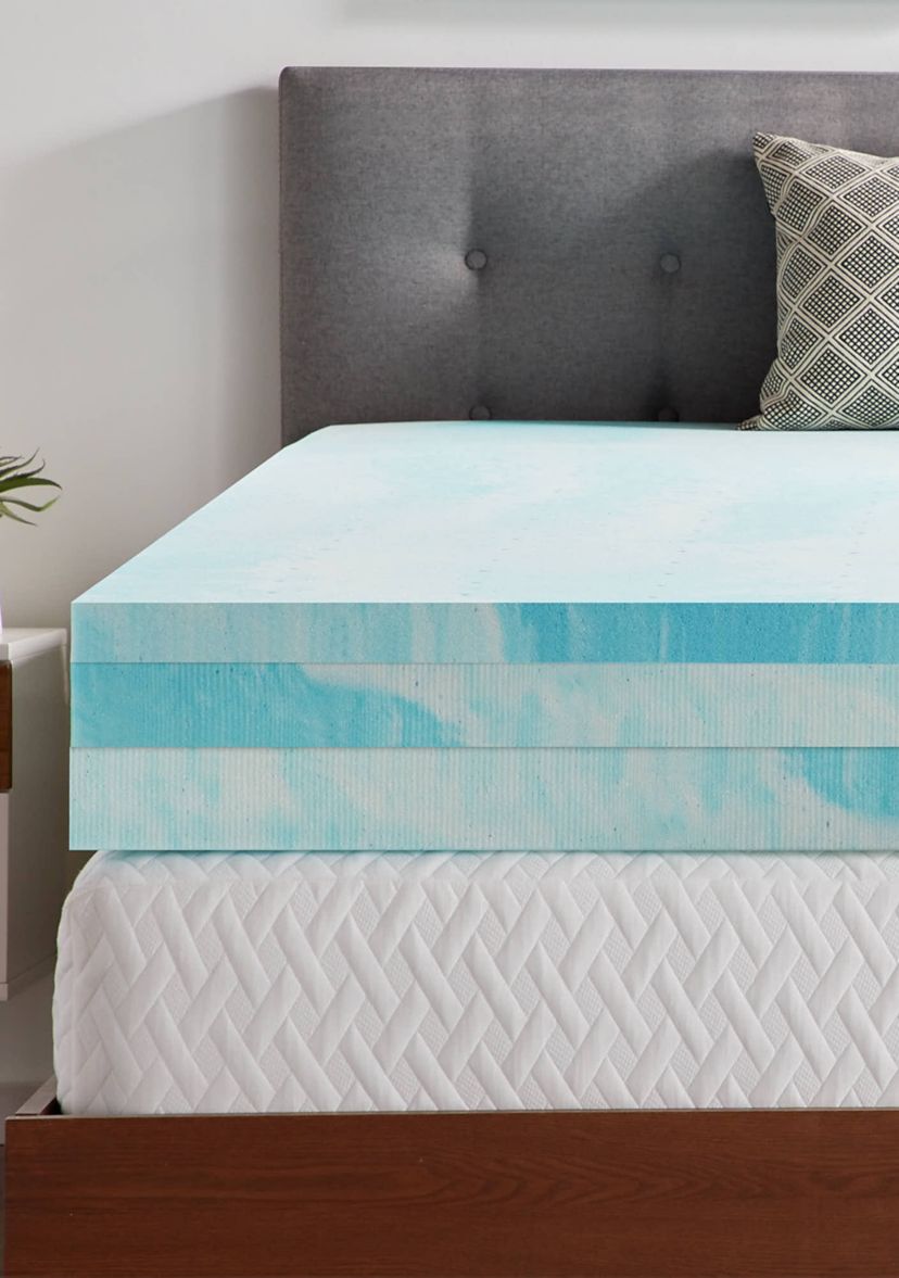 Dream Collection 3 Inch Gel Swirl Memory Foam Topper