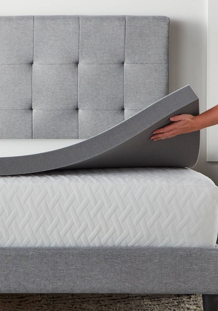 Dream Collection 3 Inch Bamboo Charcoal Memory Foam Topper