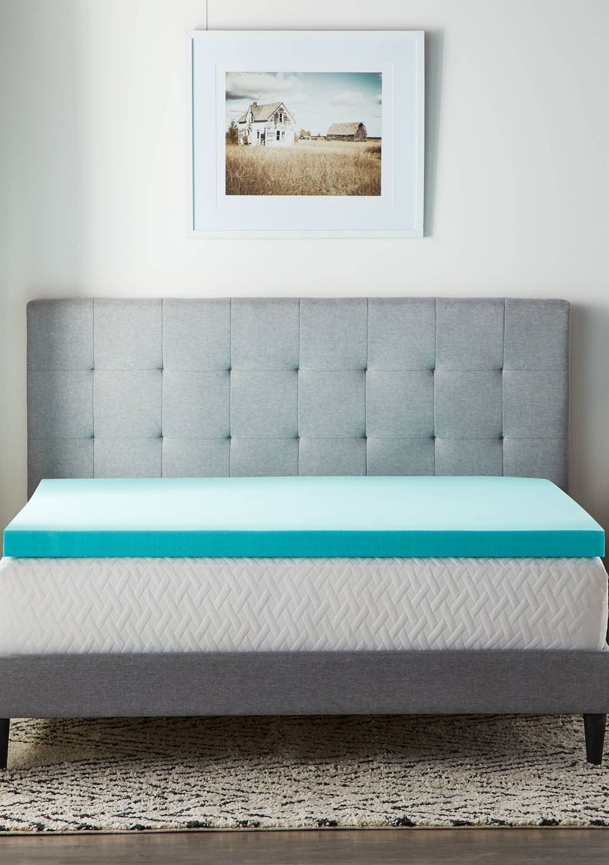 Dream Collection 3 inch Gel Memory Foam Mattress Topper