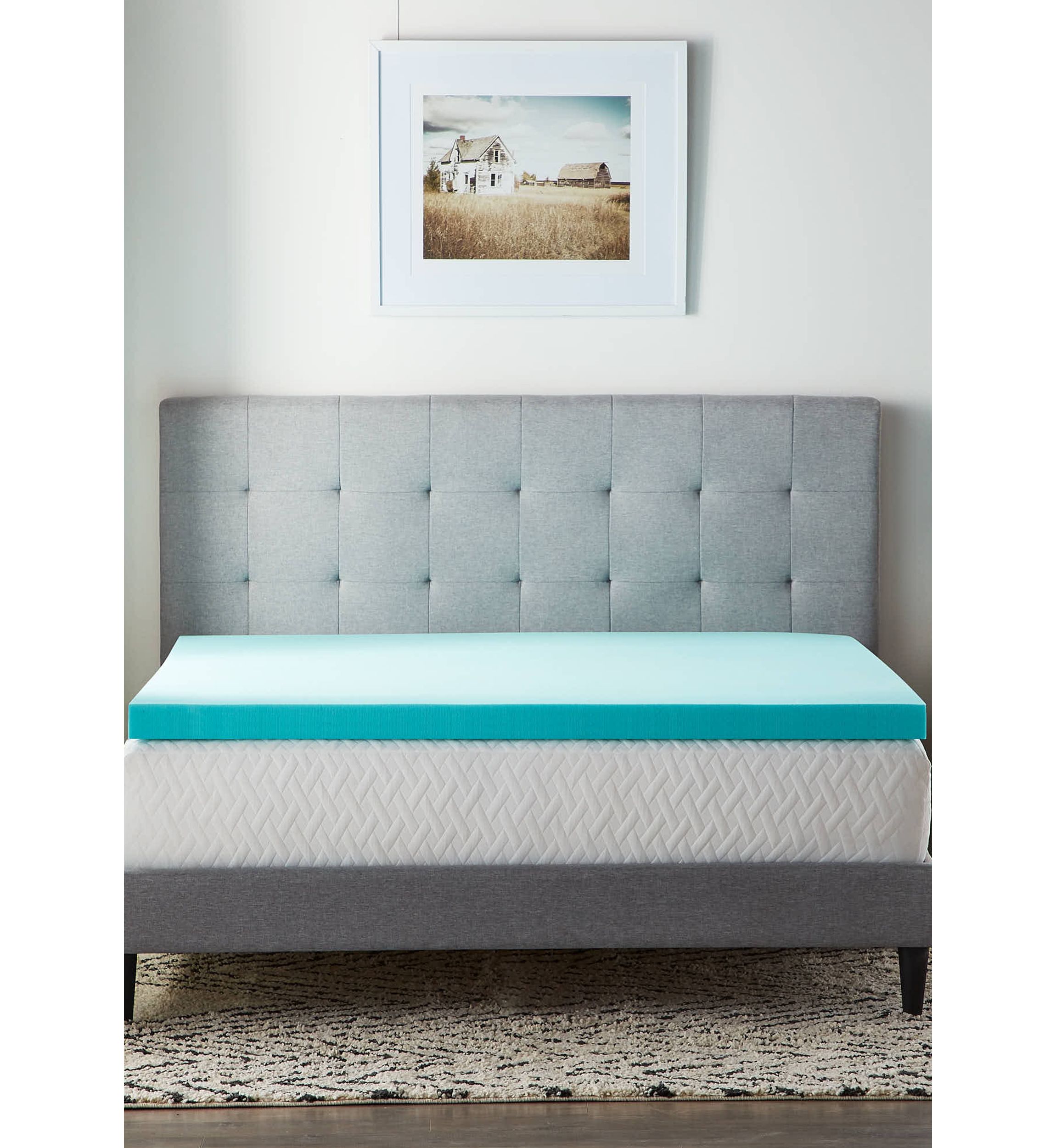 Dream Collection 3 inch Gel Memory Foam Mattress Topper