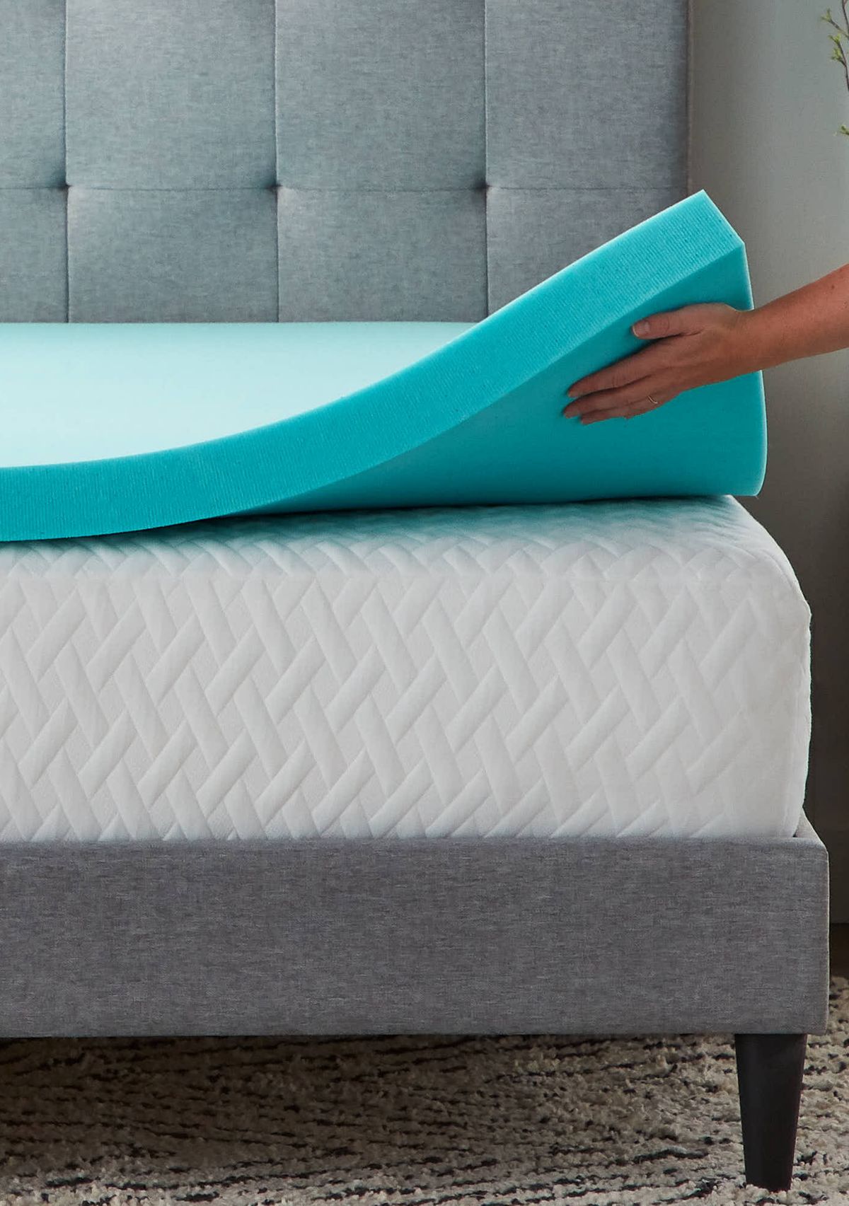 Dream Collection 3 inch Gel Memory Foam Mattress Topper